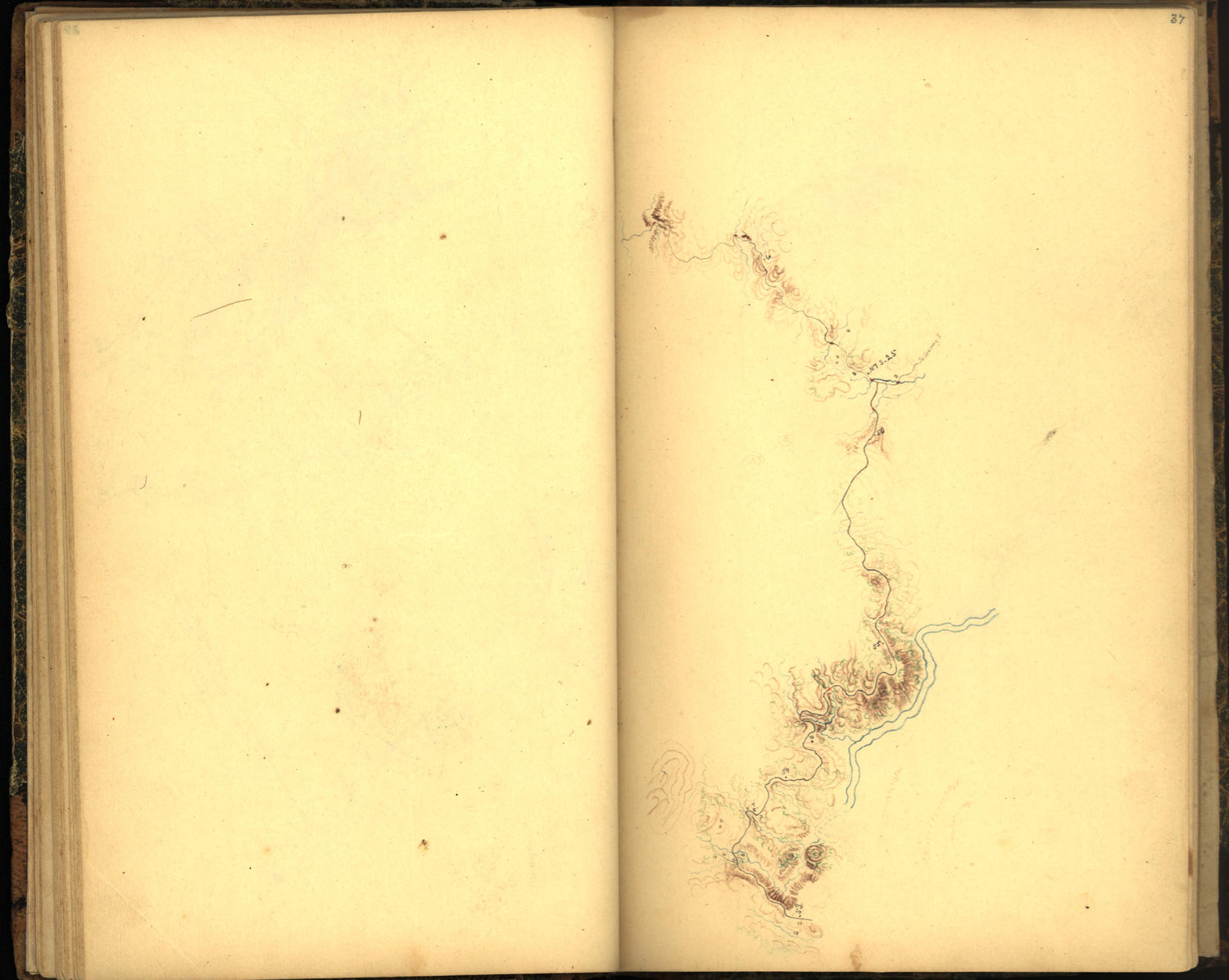 Image 46 of Sketch Book of Jed. Hotchkiss, Capt. &amp; Top. Eng., Hd. Qrs., 2nd Corps, Army of N. Virginia : Virginia from Sketch Book of Jed. Hotchkiss, Capt. &amp; Top. Eng., Hd. Qrs., 2nd Corps, Army of N. Virginia : Virginia 1862 by Relic Map Company