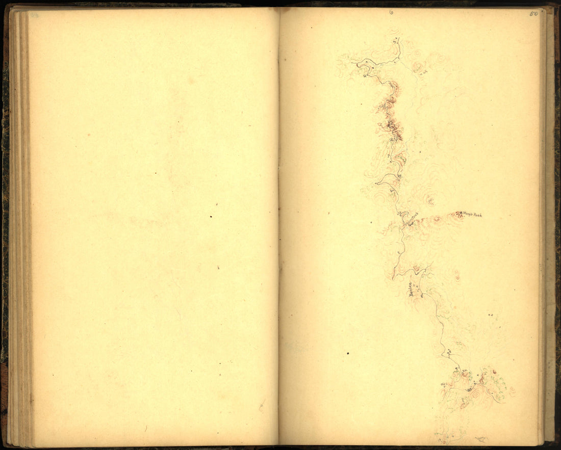 Image 58 of Sketch Book of Jed. Hotchkiss, Capt. &amp; Top. Eng., Hd. Qrs., 2nd Corps, Army of N. Virginia : Virginia from Sketch Book of Jed. Hotchkiss, Capt. &amp; Top. Eng., Hd. Qrs., 2nd Corps, Army of N. Virginia : Virginia 1862 by Relic Map Company