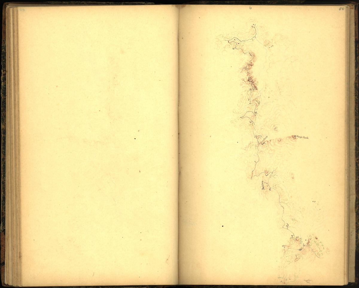 Image 58 of Sketch Book of Jed. Hotchkiss, Capt. &amp; Top. Eng., Hd. Qrs., 2nd Corps, Army of N. Virginia : Virginia from Sketch Book of Jed. Hotchkiss, Capt. &amp; Top. Eng., Hd. Qrs., 2nd Corps, Army of N. Virginia : Virginia 1862 by Relic Map Company