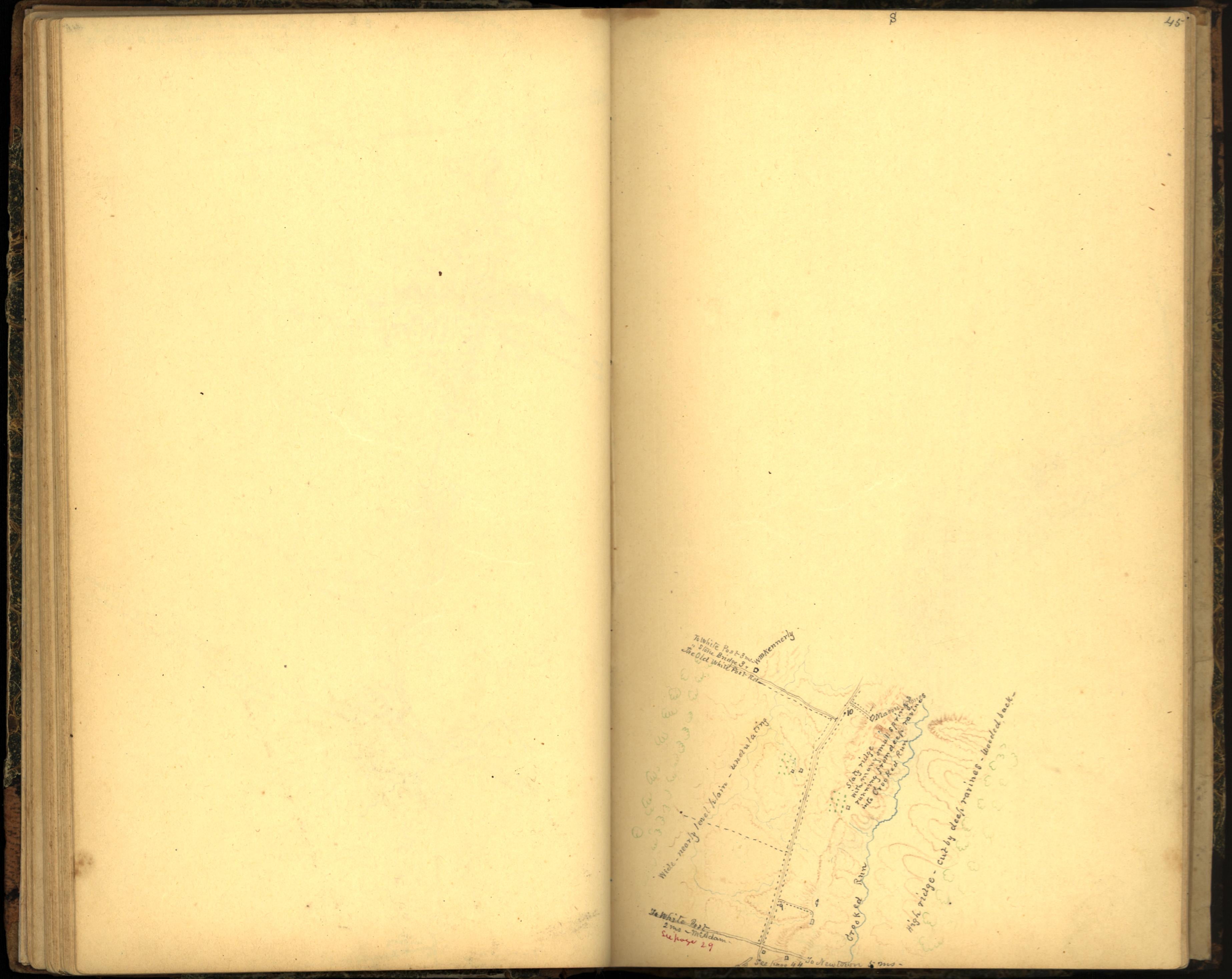 Image 53 of Sketch Book of Jed. Hotchkiss, Capt. &amp; Top. Eng., Hd. Qrs., 2nd Corps, Army of N. Virginia : Virginia from Sketch Book of Jed. Hotchkiss, Capt. &amp; Top. Eng., Hd. Qrs., 2nd Corps, Army of N. Virginia : Virginia 1862 by Relic Map Company
