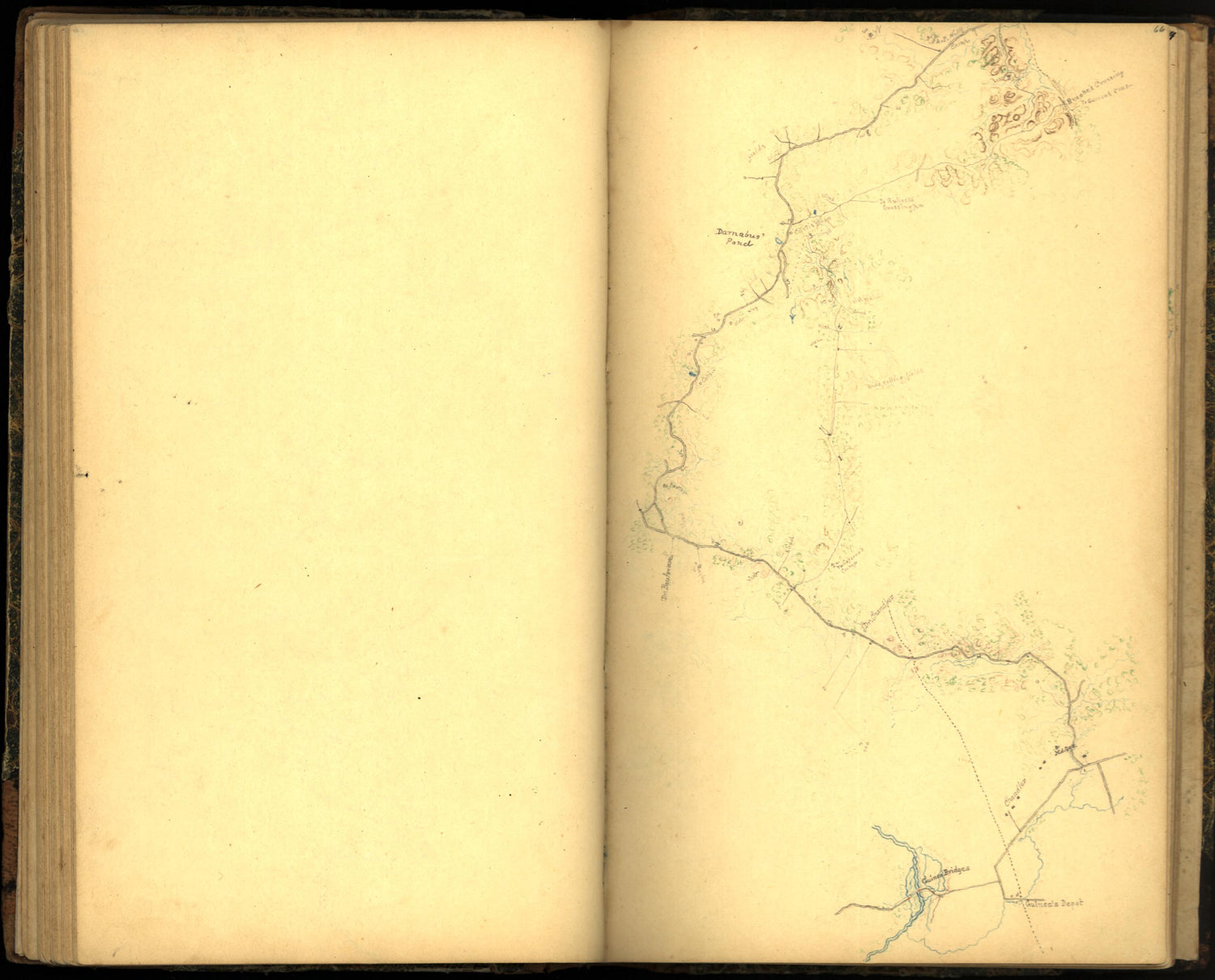 Image 74 of Sketch Book of Jed. Hotchkiss, Capt. &amp; Top. Eng., Hd. Qrs., 2nd Corps, Army of N. Virginia : Virginia from Sketch Book of Jed. Hotchkiss, Capt. &amp; Top. Eng., Hd. Qrs., 2nd Corps, Army of N. Virginia : Virginia 1862 by Relic Map Company