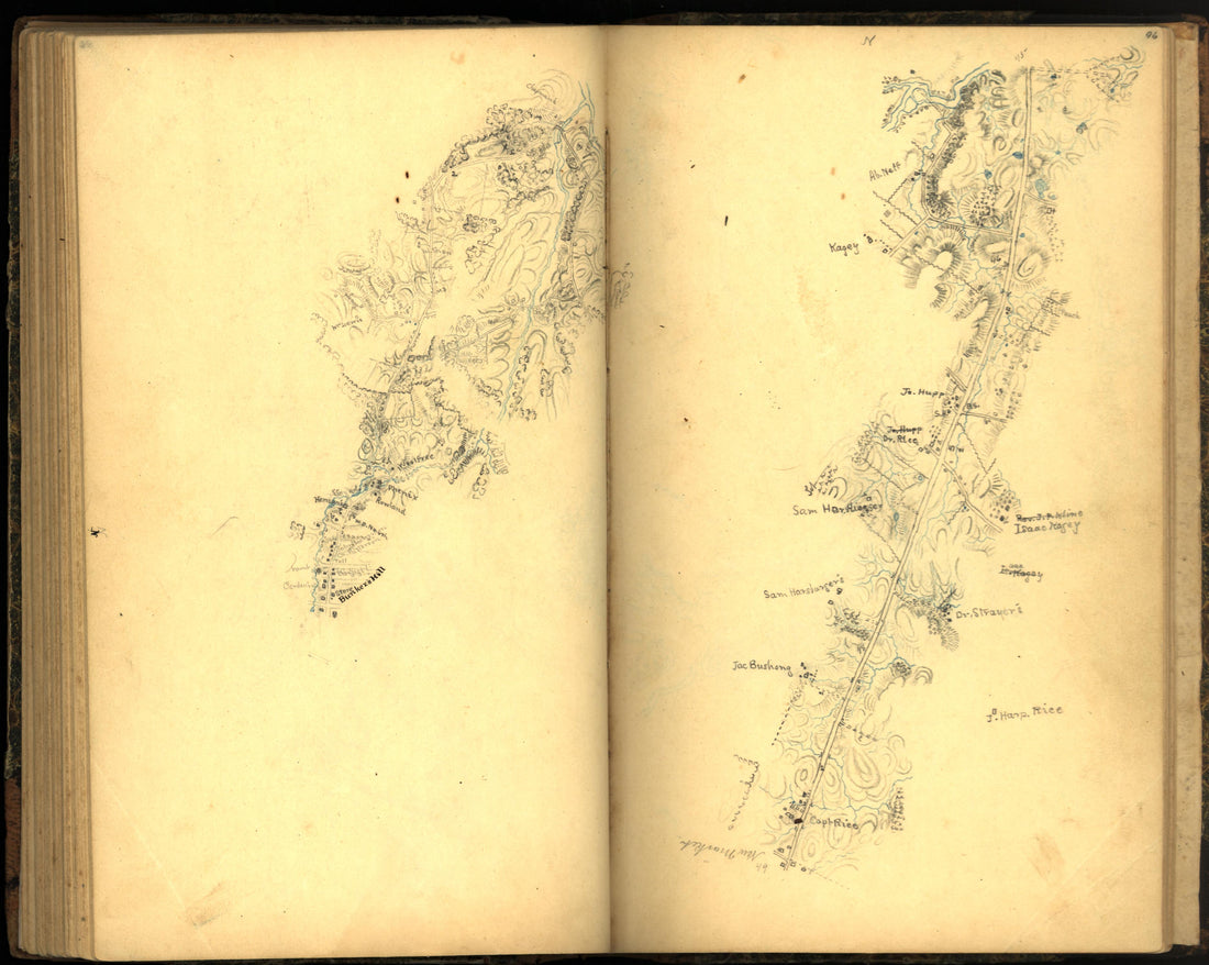 This old map of Maryland, Montgomery County, , Virginia was created by Hotchkiss, Jedediah in 1862