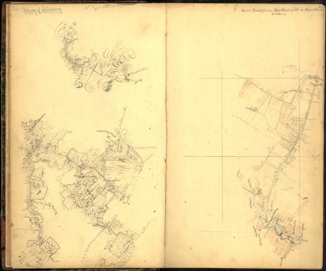 This old map of Maryland, Montgomery County, , Virginia was created by Hotchkiss, Jedediah in 1862