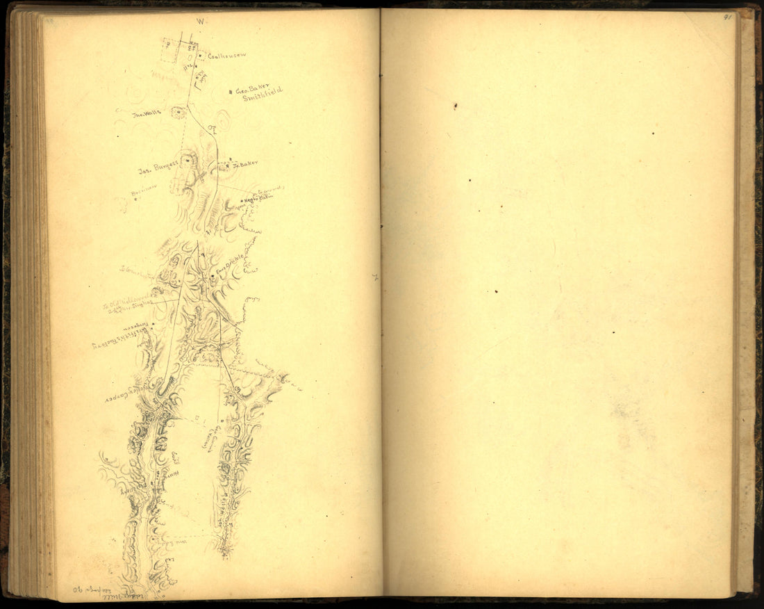 This old map of Maryland, Montgomery County, , Virginia was created by Hotchkiss, Jedediah in 1862