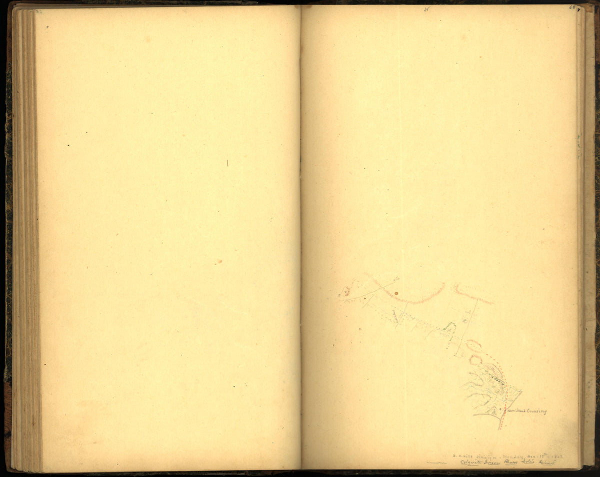 Image 76 of Sketch Book of Jed. Hotchkiss, Capt. &amp; Top. Eng., Hd. Qrs., 2nd Corps, Army of N. Virginia : Virginia from Sketch Book of Jed. Hotchkiss, Capt. &amp; Top. Eng., Hd. Qrs., 2nd Corps, Army of N. Virginia : Virginia 1862 by Relic Map Company