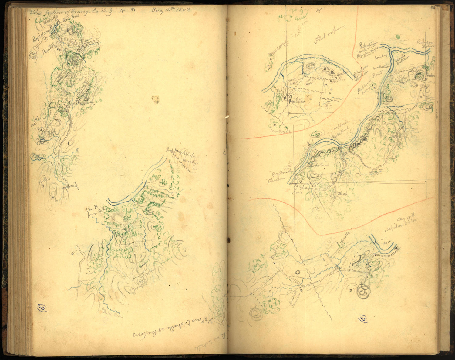 This old map of Maryland, Montgomery County, , Virginia was created by Hotchkiss, Jedediah in 1862