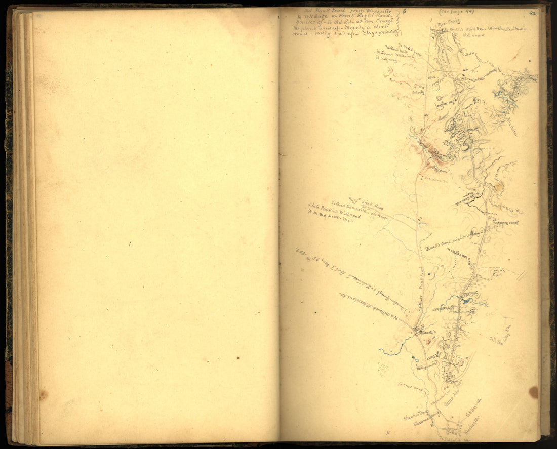 This old map of Maryland, Montgomery County, , Virginia was created by Hotchkiss, Jedediah in 1862
