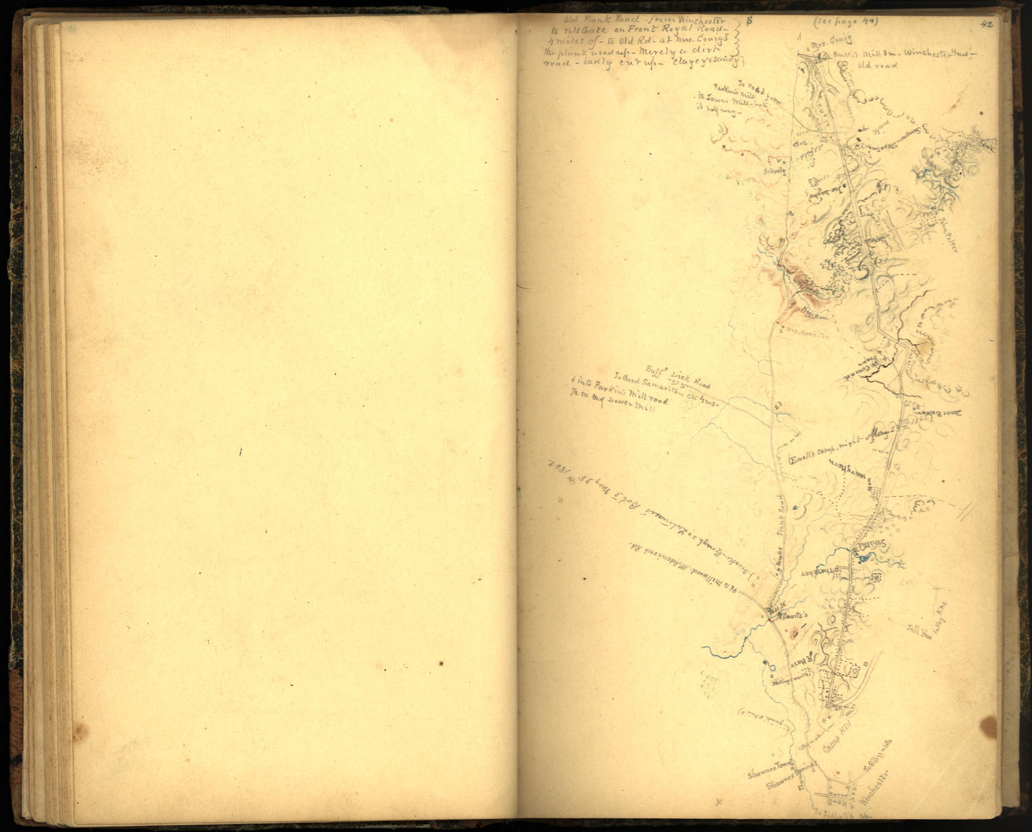 This old map of Maryland, Montgomery County, , Virginia was created by Hotchkiss, Jedediah in 1862