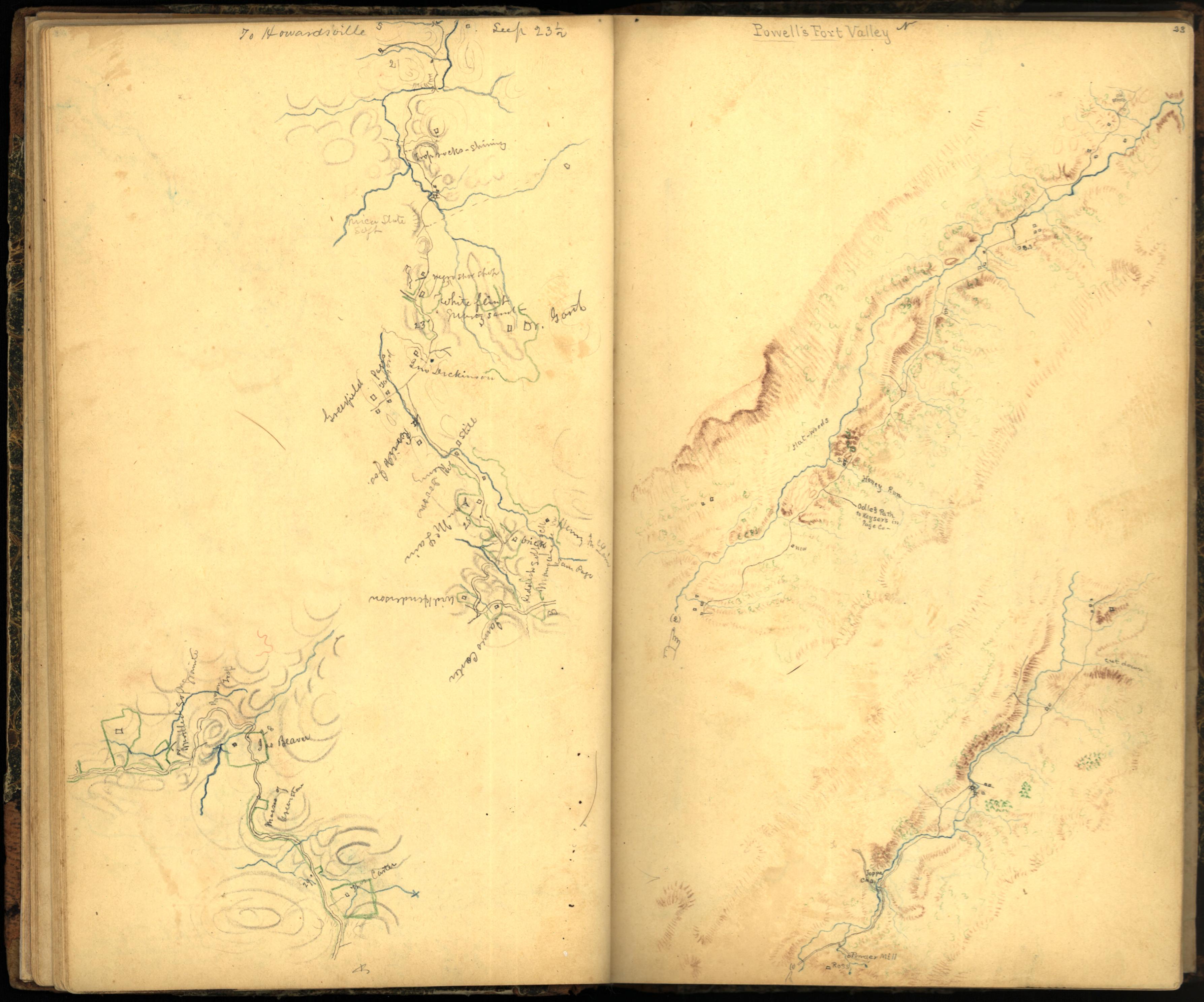 This old map of Maryland, Montgomery County, , Virginia was created by Hotchkiss, Jedediah in 1862