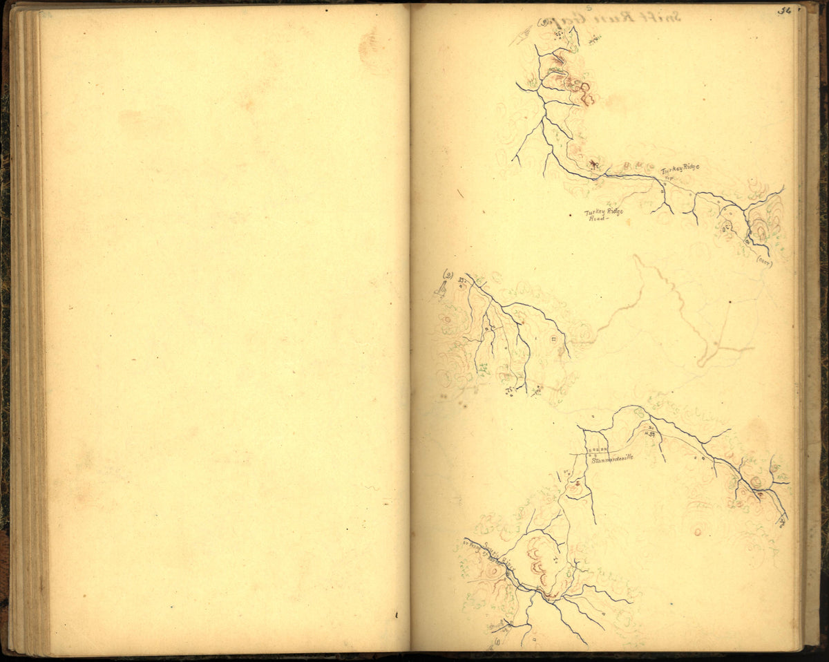 Image 64 of Sketch Book of Jed. Hotchkiss, Capt. &amp; Top. Eng., Hd. Qrs., 2nd Corps, Army of N. Virginia : Virginia from Sketch Book of Jed. Hotchkiss, Capt. &amp; Top. Eng., Hd. Qrs., 2nd Corps, Army of N. Virginia : Virginia 1862 by Relic Map Company