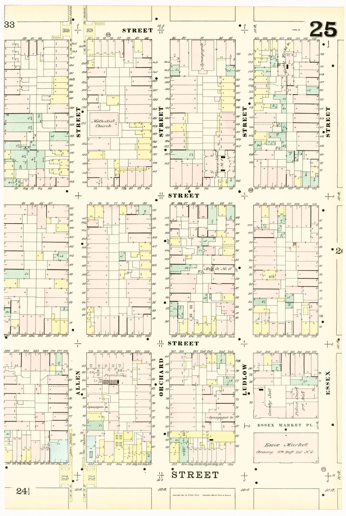 Image 54 of Insurance Maps of the City of New York from Insurance Maps of the City of New York 1879 by Relic Map Company