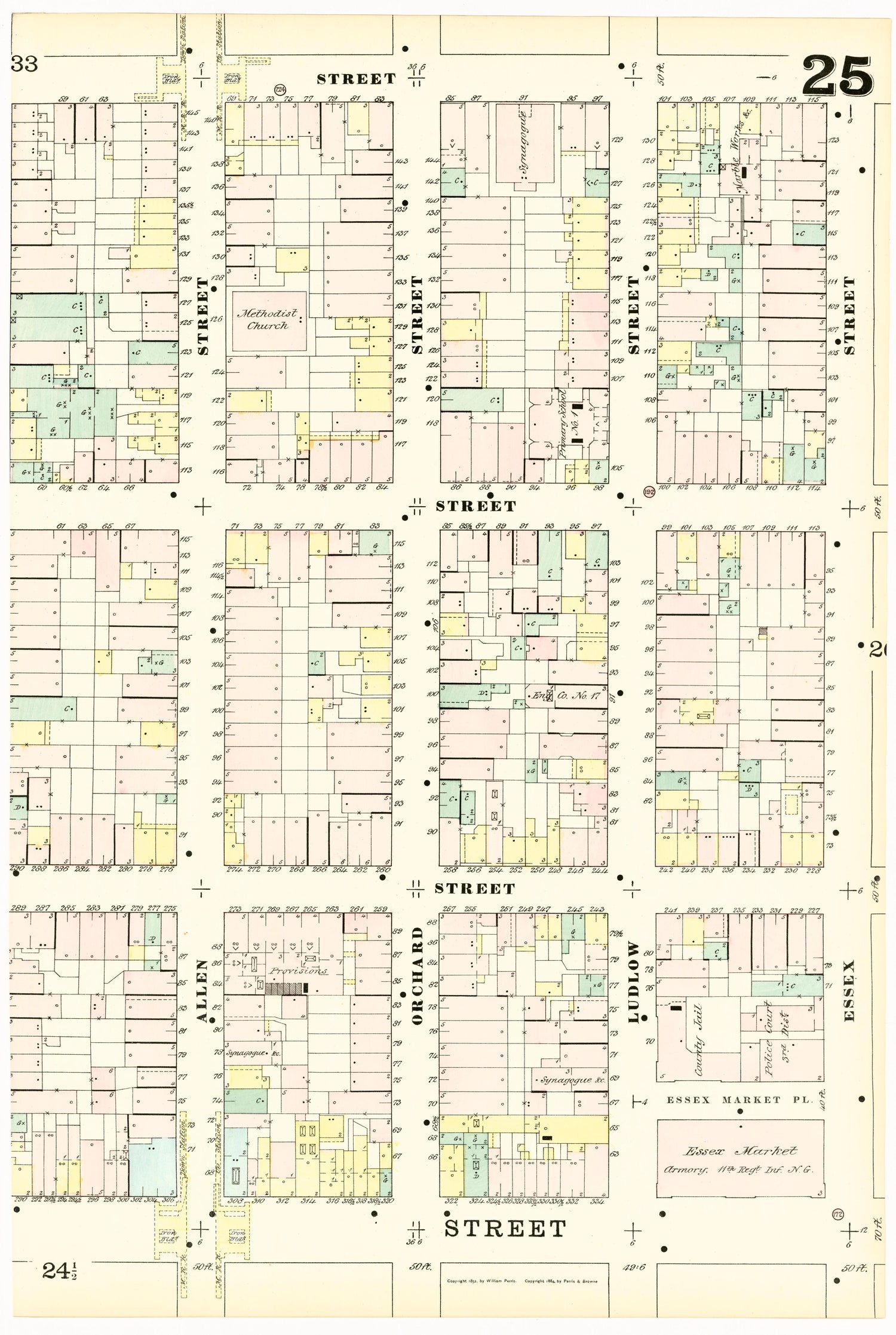 Image 54 of Insurance Maps of the City of New York from Insurance Maps of the City of New York 1879 by Relic Map Company