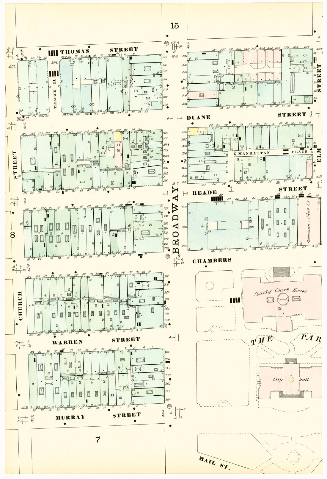 Image 19 of Insurance Maps of the City of New York from Insurance Maps of the City of New York 1879 by Relic Map Company