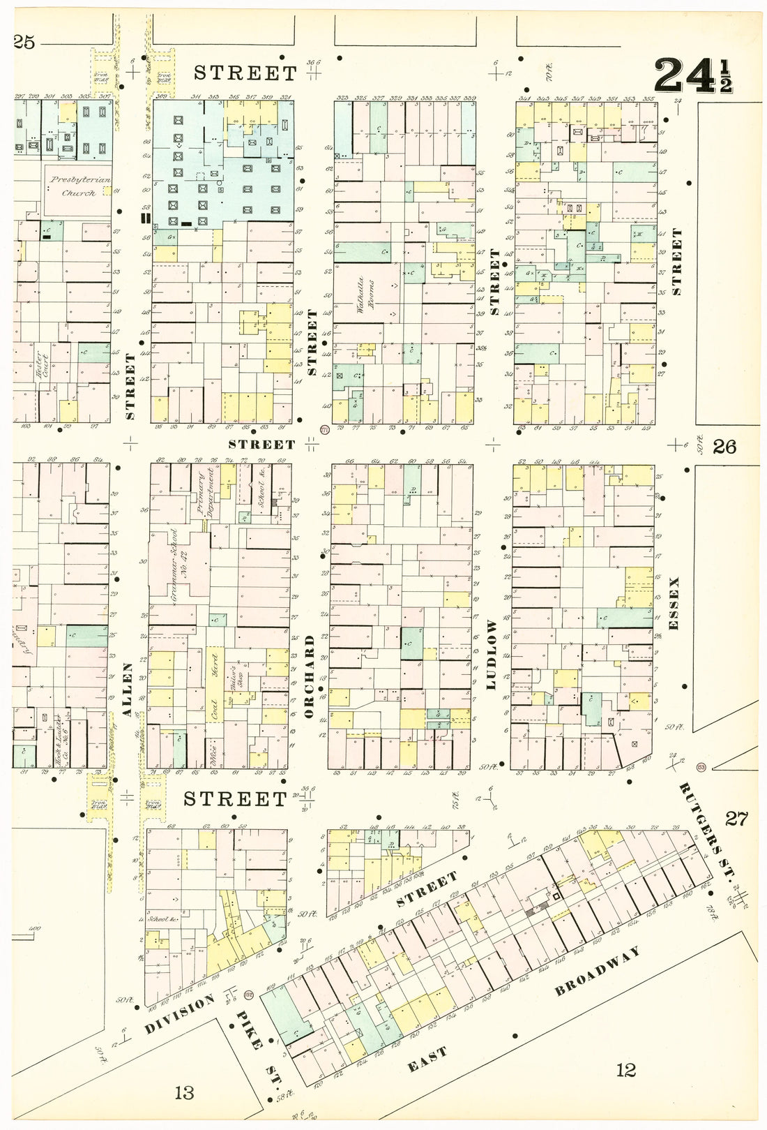 Image 52 of Insurance Maps of the City of New York from Insurance Maps of the City of New York 1879 by Relic Map Company
