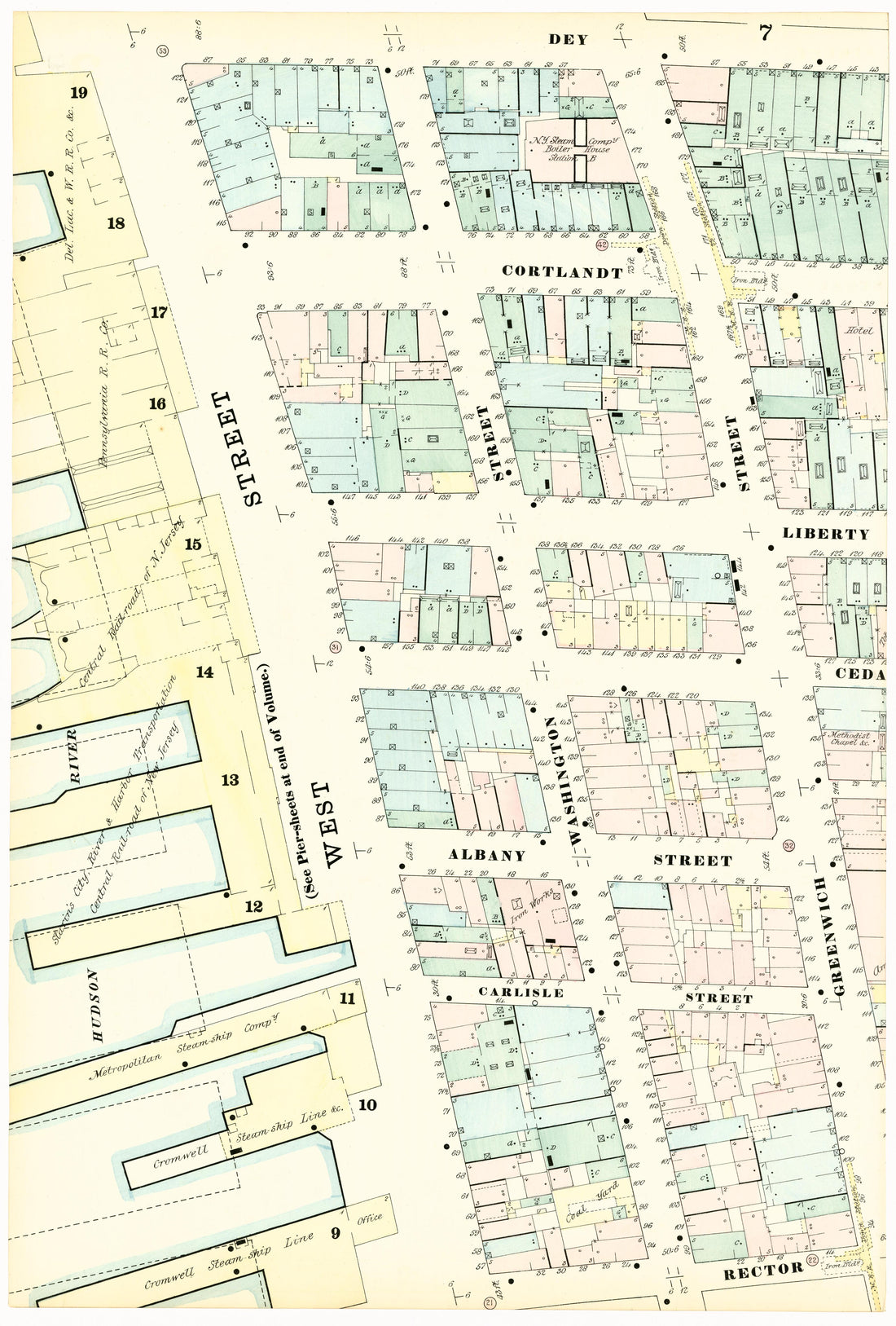 Image 7 of Insurance Maps of the City of New York from Insurance Maps of the City of New York 1879 by Relic Map Company