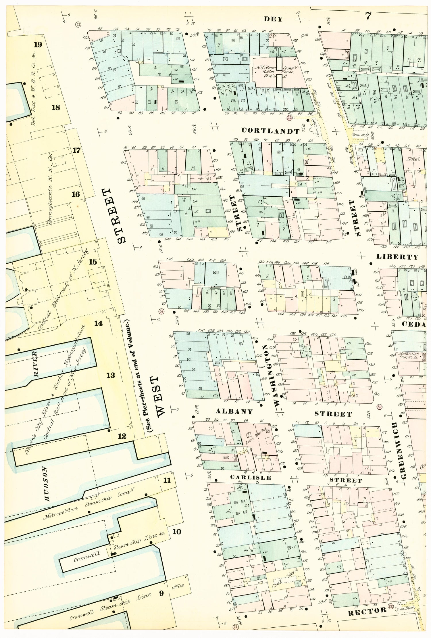 Image 7 of Insurance Maps of the City of New York from Insurance Maps of the City of New York 1879 by Relic Map Company