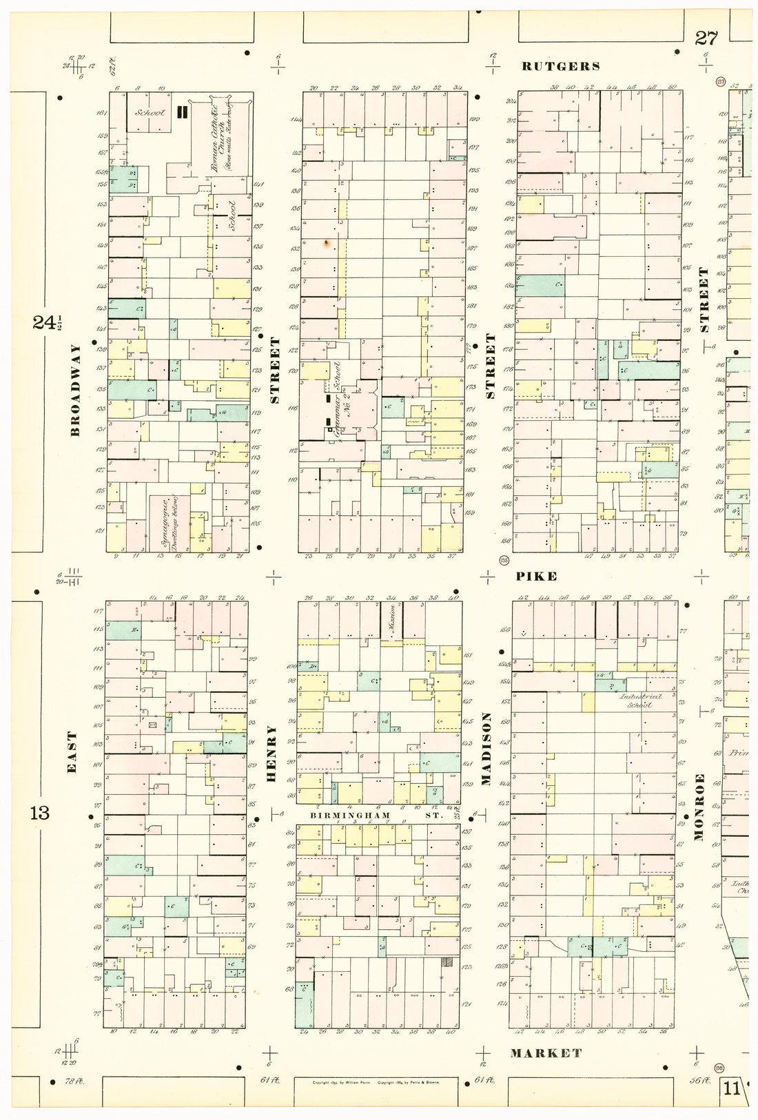 Image 25 of Insurance Maps of the City of New York from Insurance Maps of the City of New York 1879 by Relic Map Company