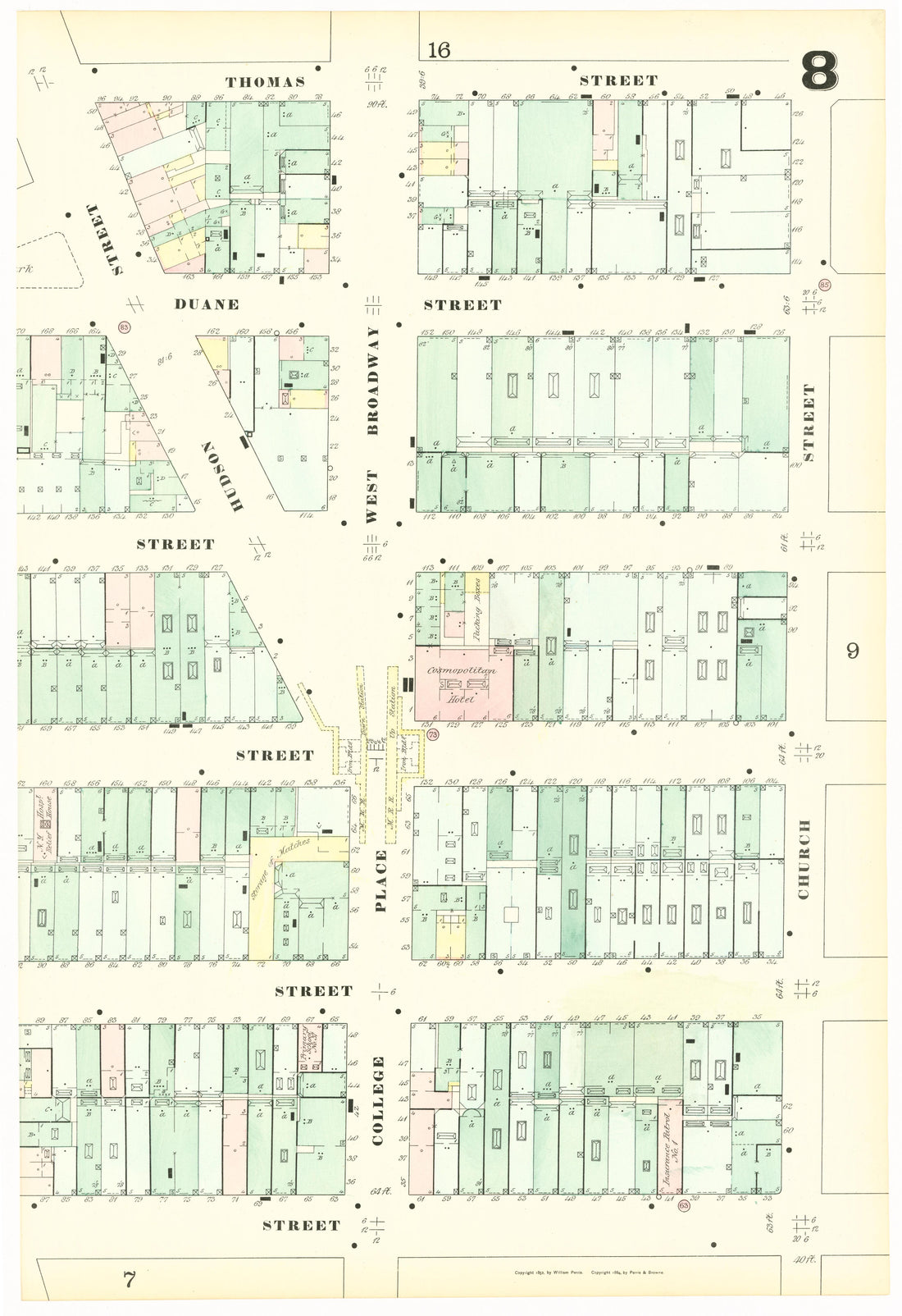 Image 18 of Insurance Maps of the City of New York from Insurance Maps of the City of New York 1879 by Relic Map Company