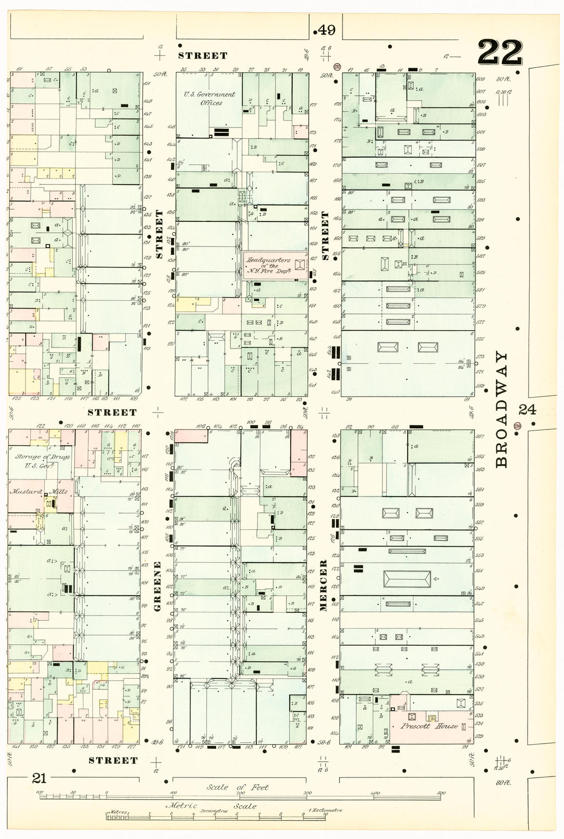 Image 46 of Insurance Maps of the City of New York from Insurance Maps of the City of New York 1879 by Relic Map Company
