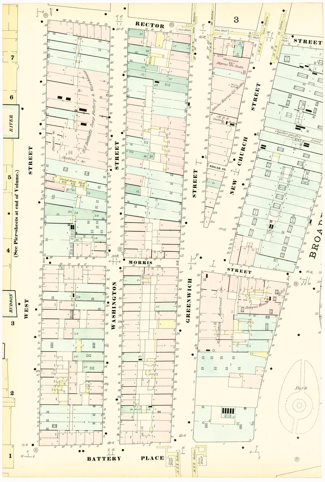 Image 5 of Insurance Maps of the City of New York from Insurance Maps of the City of New York 1879 by Relic Map Company