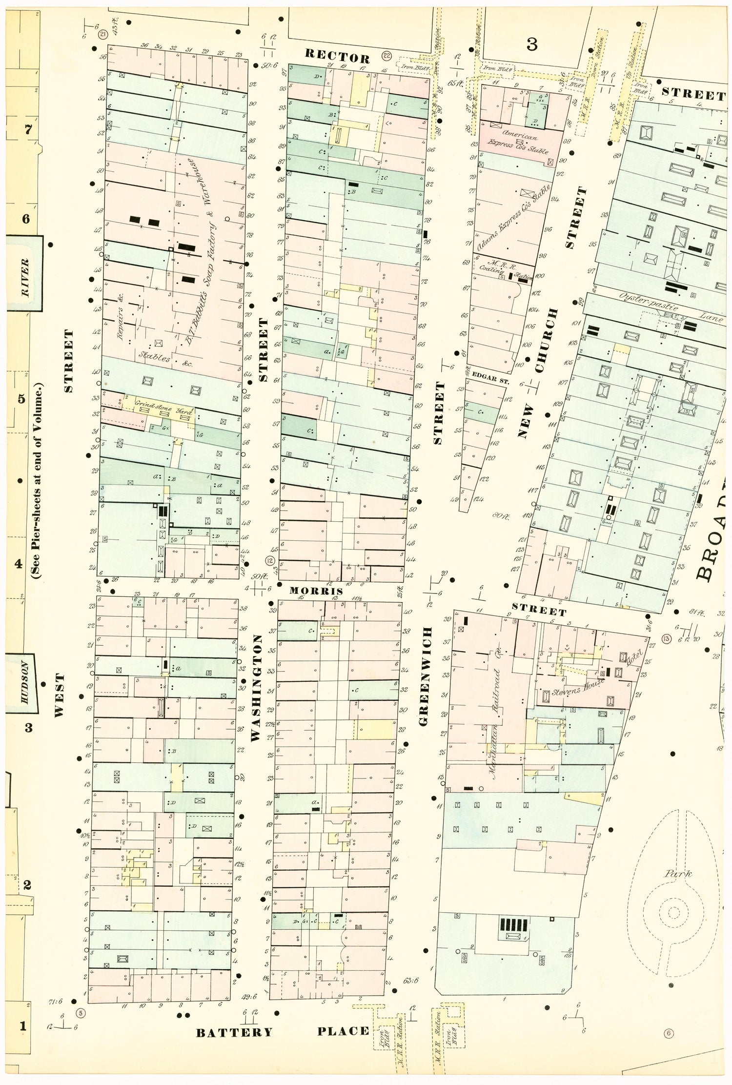 Image 5 of Insurance Maps of the City of New York from Insurance Maps of the City of New York 1879 by Relic Map Company