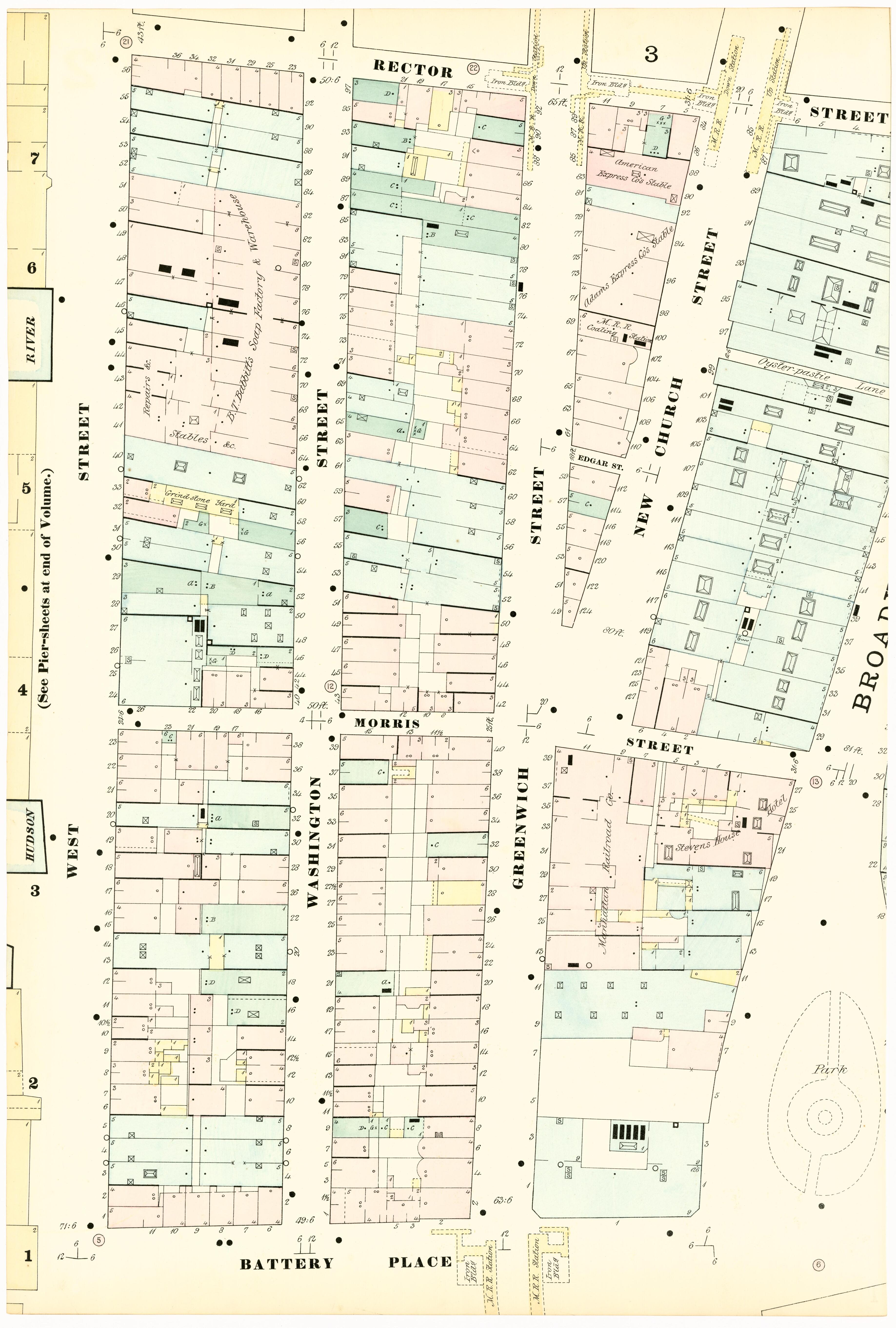 Image 5 of Insurance Maps of the City of New York from Insurance Maps of the City of New York 1879 by Relic Map Company