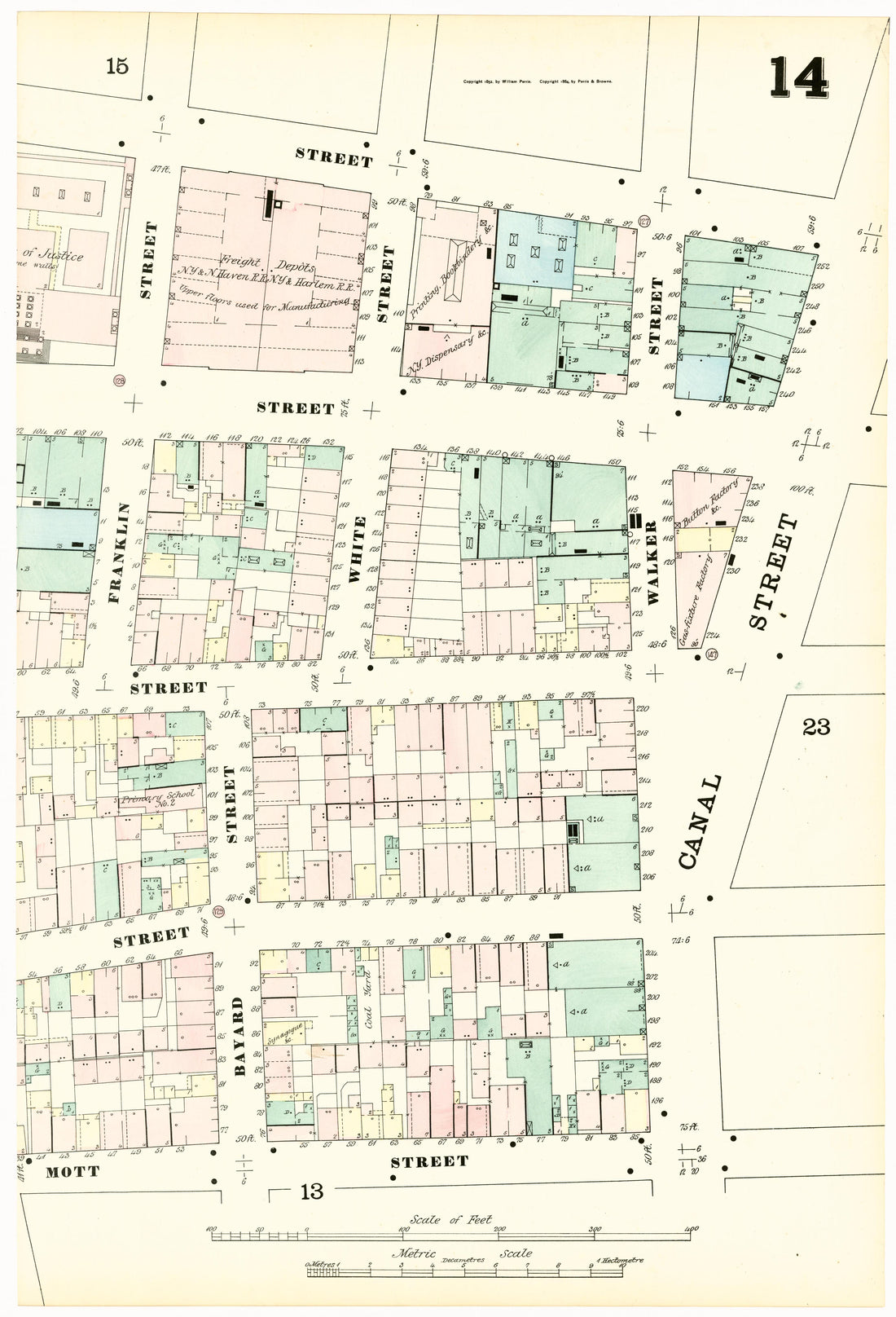 Image 30 of Insurance Maps of the City of New York from Insurance Maps of the City of New York 1879 by Relic Map Company