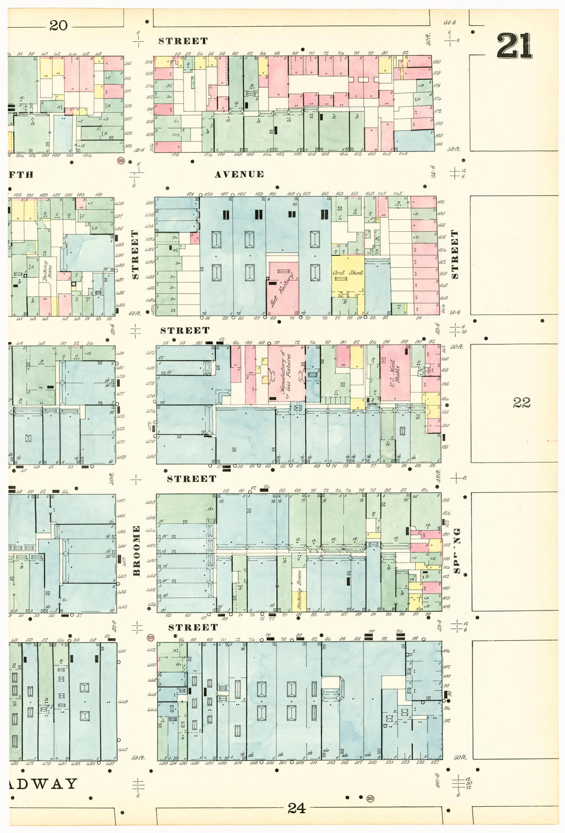Image 44 of Insurance Maps of the City of New York from Insurance Maps of the City of New York 1879 by Relic Map Company