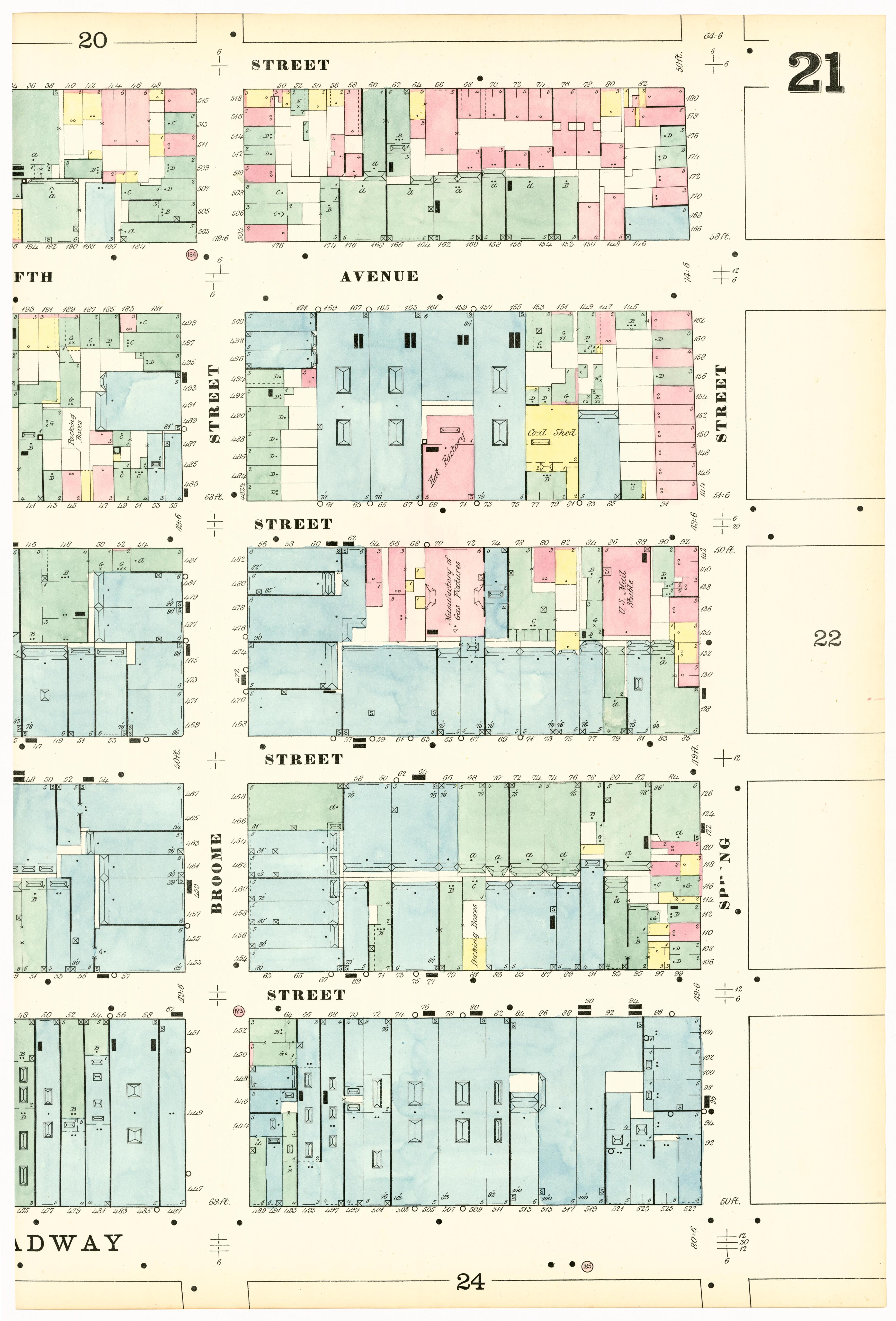 Image 44 of Insurance Maps of the City of New York from Insurance Maps of the City of New York 1879 by Relic Map Company