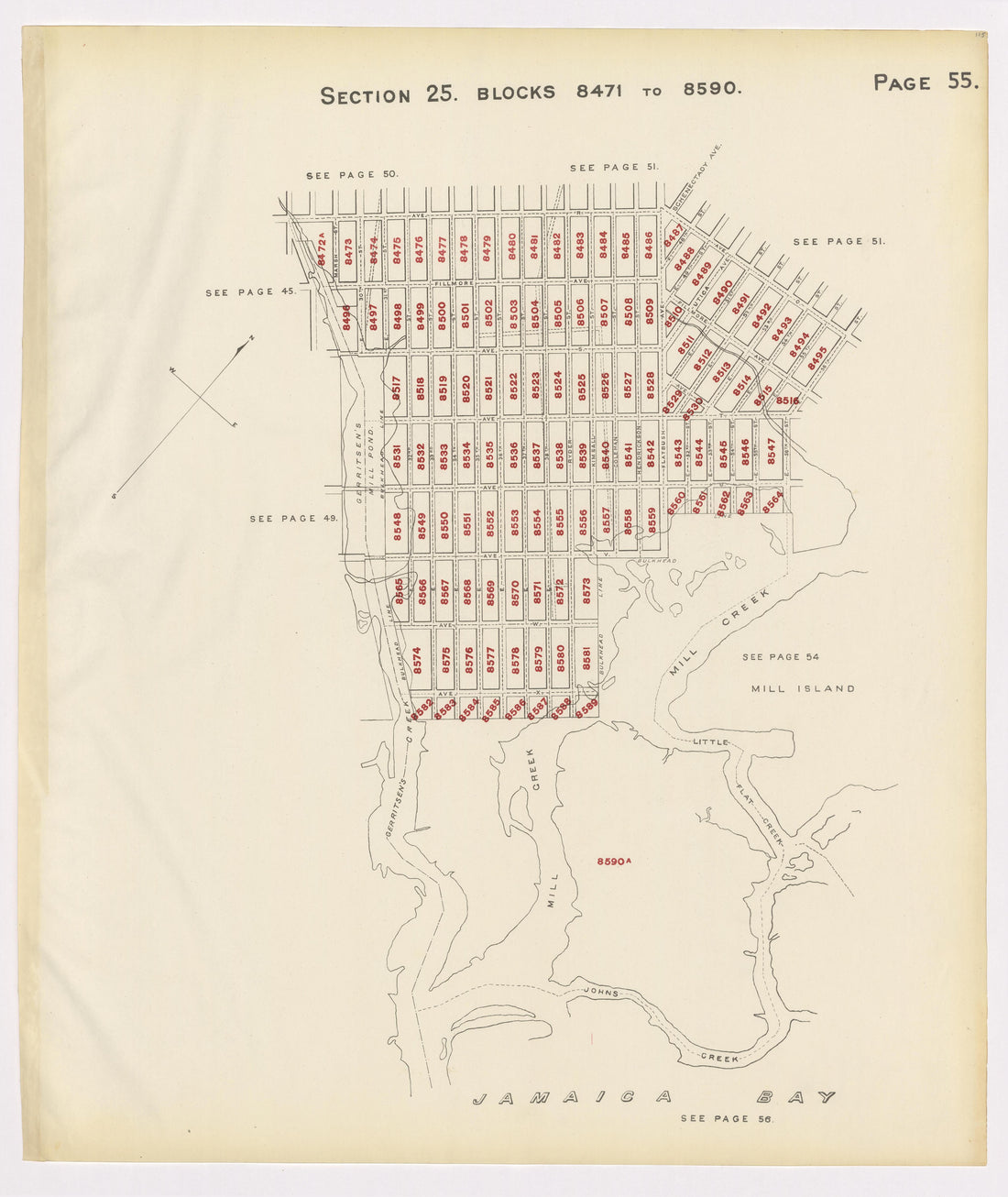 Image 59 of the Land Map of the County of Kings, State of New York 1911 to 1920, Inclusive from the Land Map of the County of Kings, State of New York 1911 to 1920, Inclusive 1910 by Relic Map Company