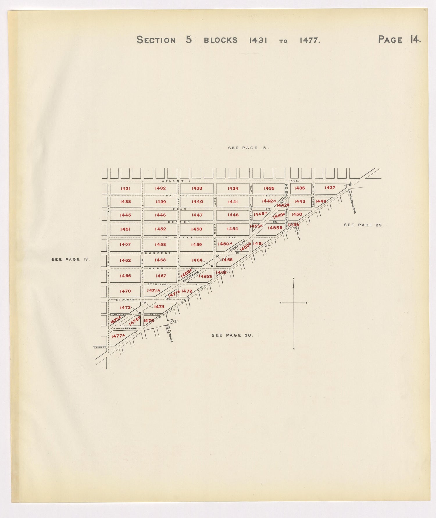 Image 18 of the Land Map of the County of Kings, State of New York 1911 to 1920, Inclusive from the Land Map of the County of Kings, State of New York 1911 to 1920, Inclusive 1910 by Relic Map Company