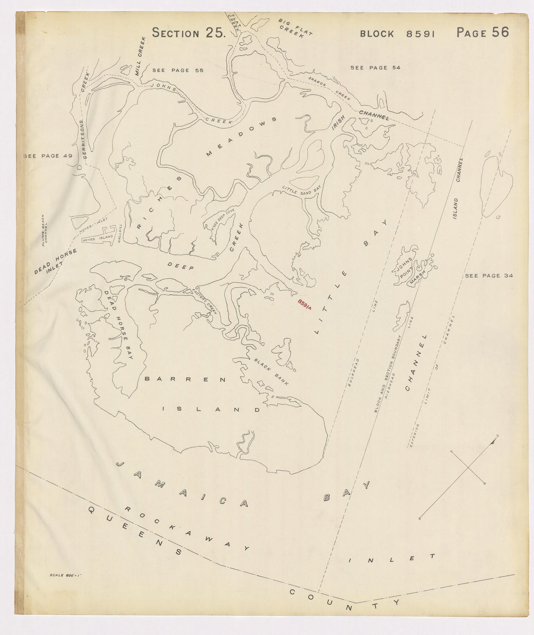 Image 60 of the Land Map of the County of Kings, State of New York 1911 to 1920, Inclusive from the Land Map of the County of Kings, State of New York 1911 to 1920, Inclusive 1910 by Relic Map Company