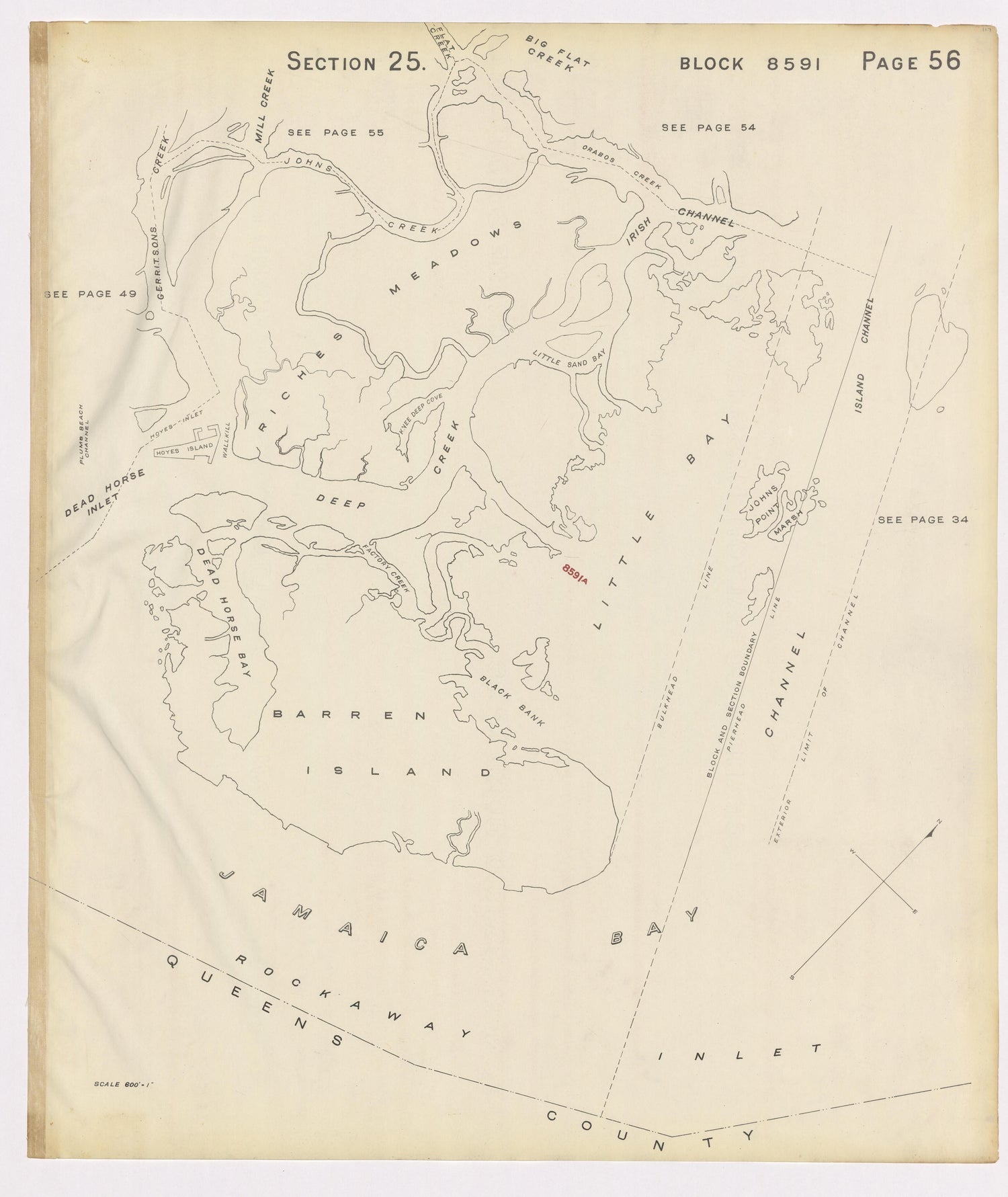 Image 60 of the Land Map of the County of Kings, State of New York 1911 to 1920, Inclusive from the Land Map of the County of Kings, State of New York 1911 to 1920, Inclusive 1910 by Relic Map Company