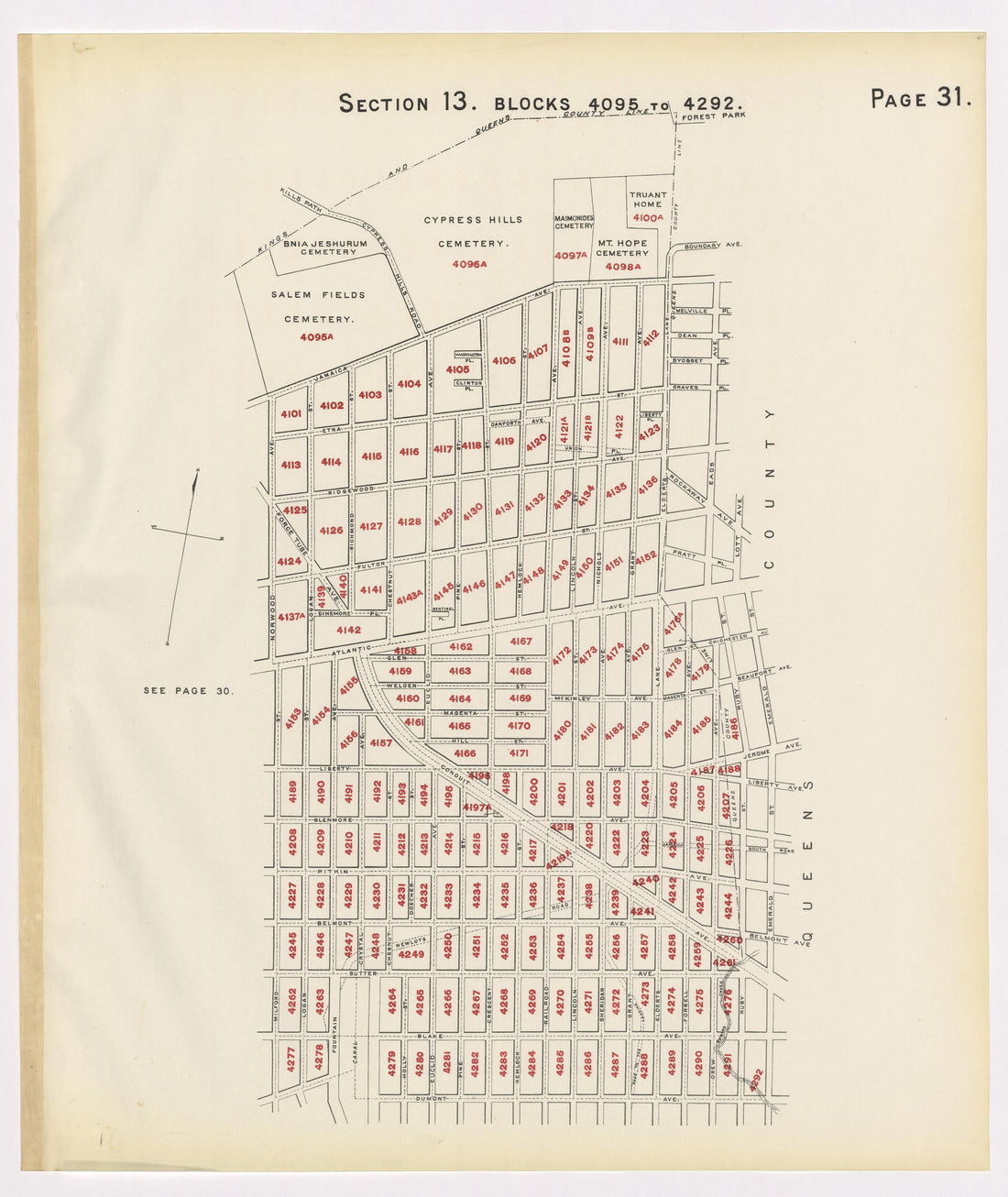 Image 35 of the Land Map of the County of Kings, State of New York 1911 to 1920, Inclusive from the Land Map of the County of Kings, State of New York 1911 to 1920, Inclusive 1910 by Relic Map Company