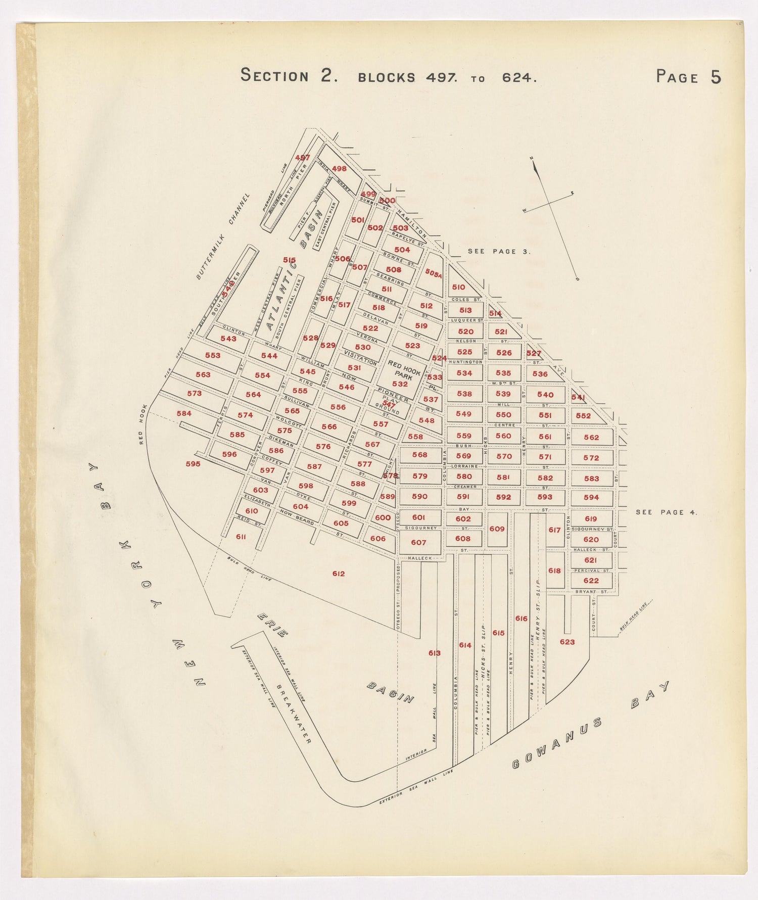 Image 9 of the Land Map of the County of Kings, State of New York 1911 to 1920, Inclusive from the Land Map of the County of Kings, State of New York 1911 to 1920, Inclusive 1910 by Relic Map Company