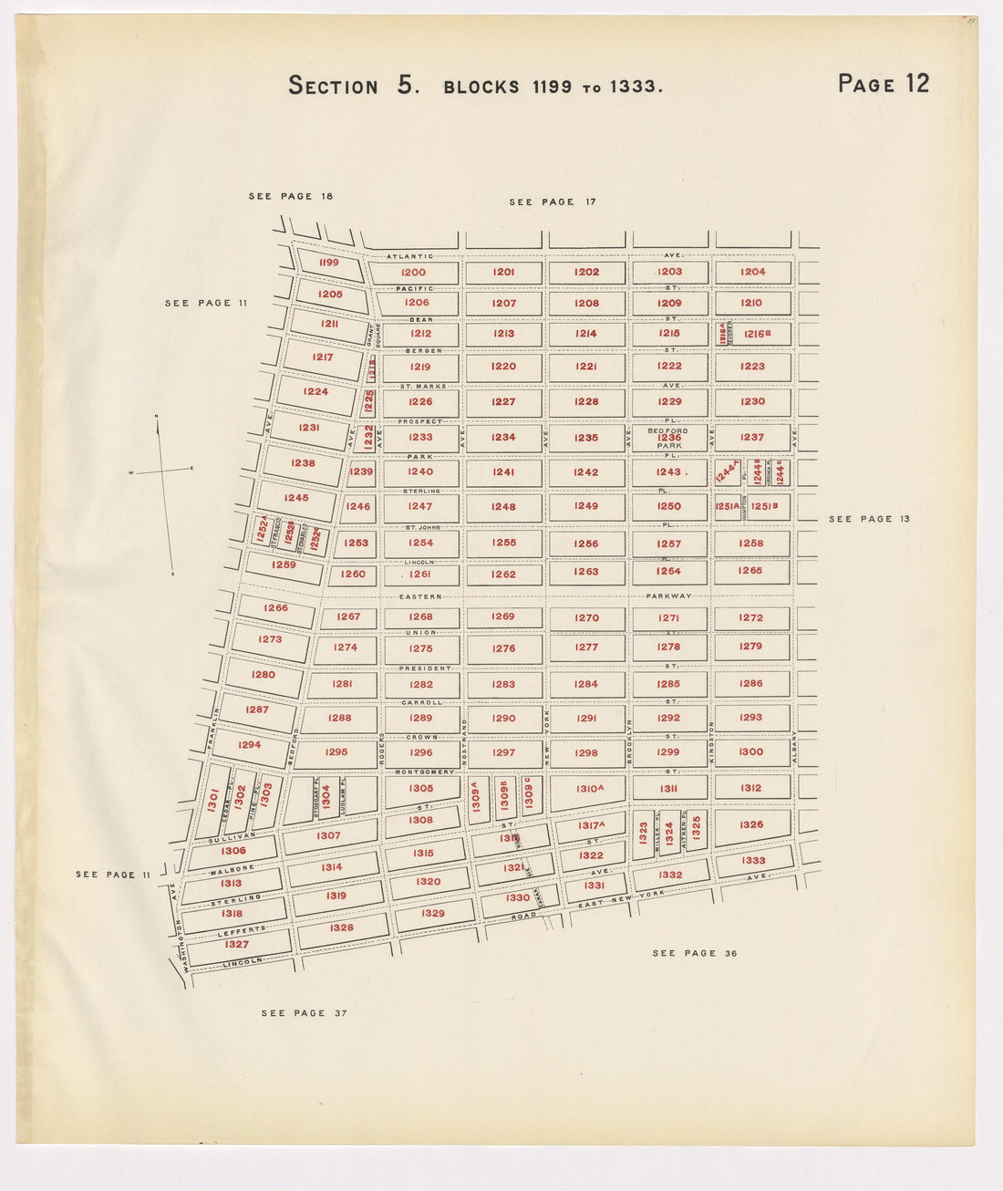 Image 16 of the Land Map of the County of Kings, State of New York 1911 to 1920, Inclusive from the Land Map of the County of Kings, State of New York 1911 to 1920, Inclusive 1910 by Relic Map Company