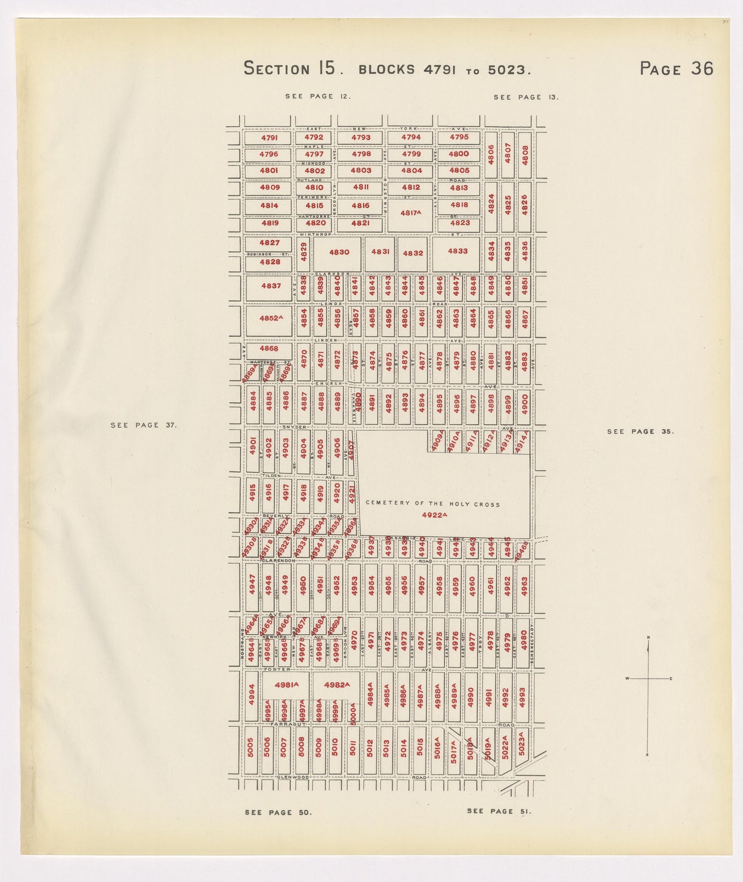 Image 40 of the Land Map of the County of Kings, State of New York 1911 to 1920, Inclusive from the Land Map of the County of Kings, State of New York 1911 to 1920, Inclusive 1910 by Relic Map Company