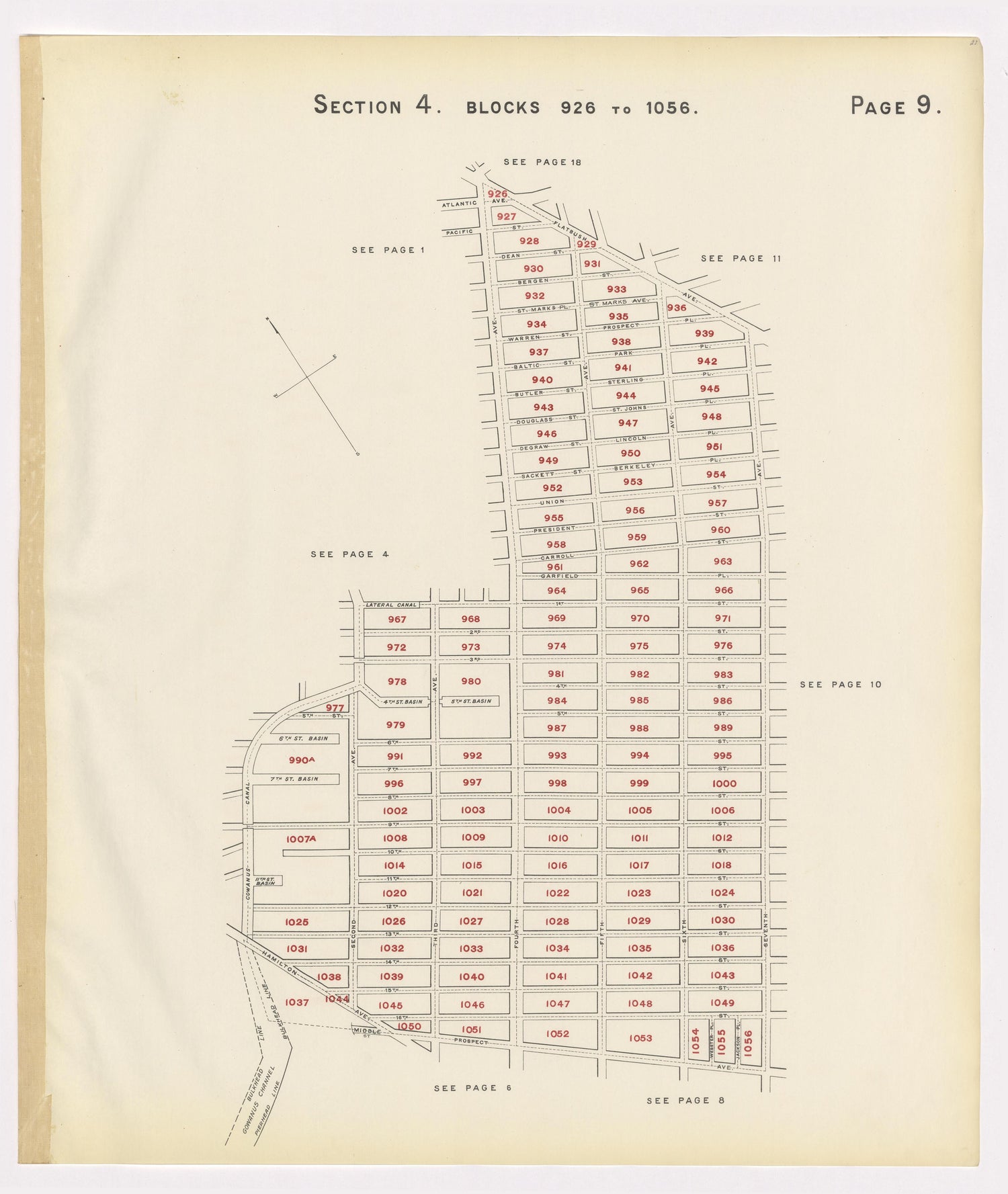 Image 13 of the Land Map of the County of Kings, State of New York 1911 to 1920, Inclusive from the Land Map of the County of Kings, State of New York 1911 to 1920, Inclusive 1910 by Relic Map Company
