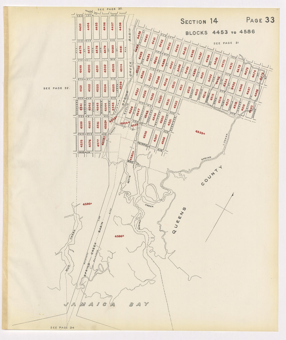 Image 37 of the Land Map of the County of Kings, State of New York 1911 to 1920, Inclusive from the Land Map of the County of Kings, State of New York 1911 to 1920, Inclusive 1910 by Relic Map Company
