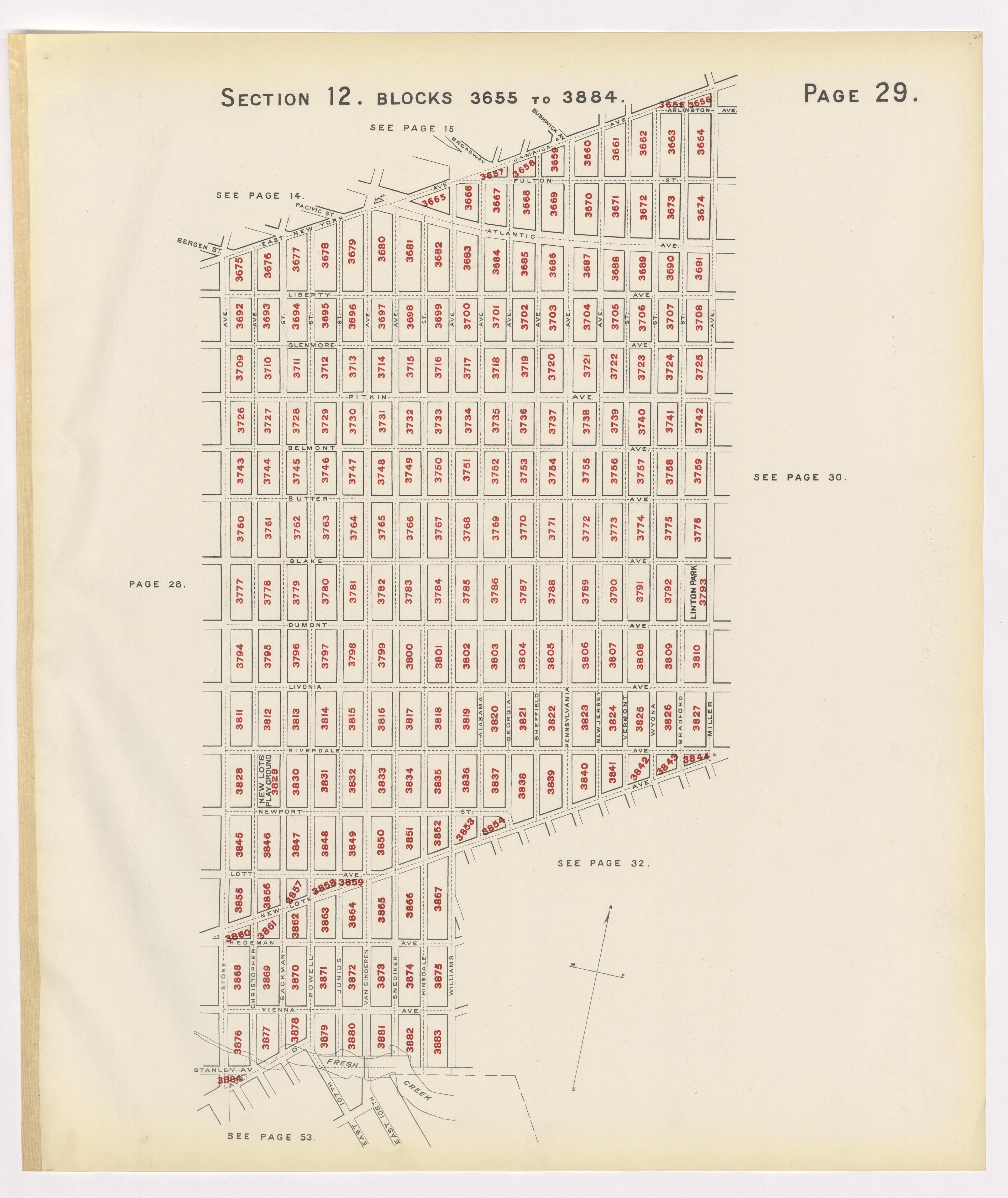 Image 33 of the Land Map of the County of Kings, State of New York 1911 to 1920, Inclusive from the Land Map of the County of Kings, State of New York 1911 to 1920, Inclusive 1910 by Relic Map Company