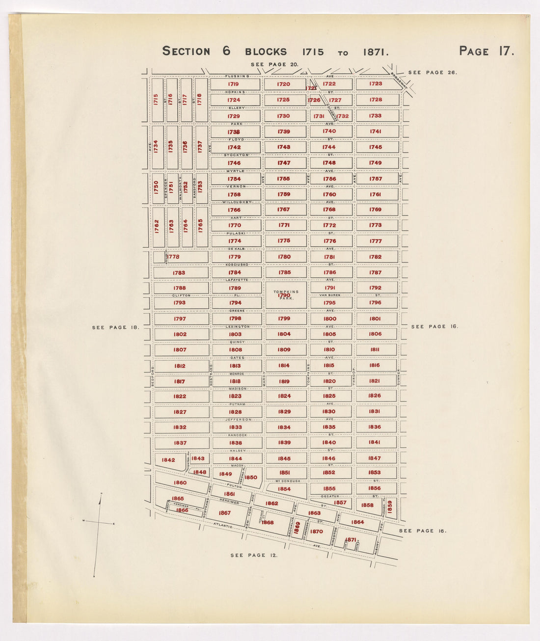 Image 21 of the Land Map of the County of Kings, State of New York 1911 to 1920, Inclusive from the Land Map of the County of Kings, State of New York 1911 to 1920, Inclusive 1910 by Relic Map Company