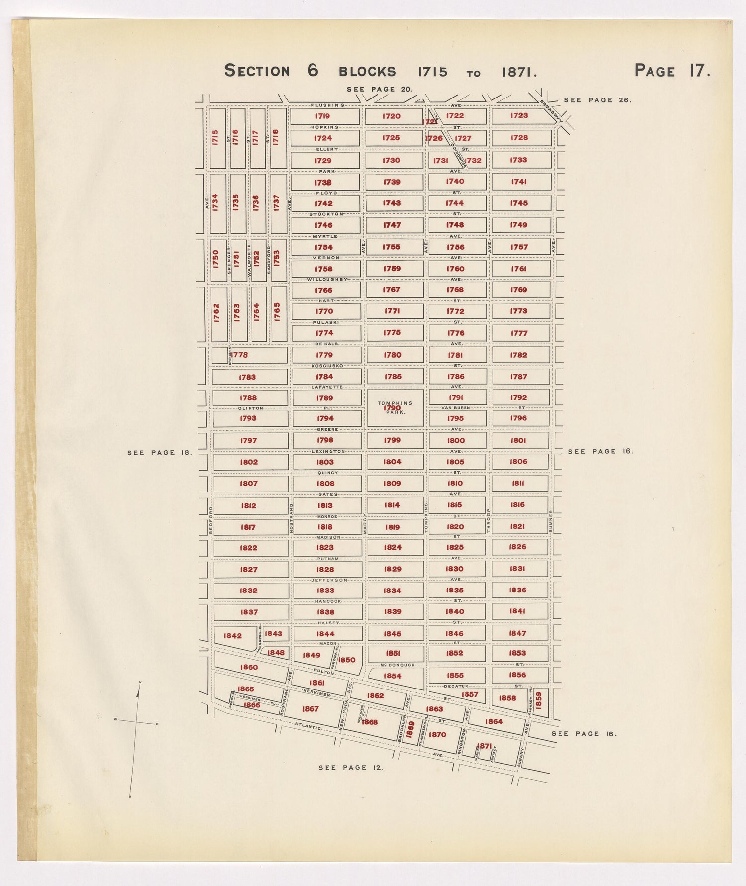 Image 21 of the Land Map of the County of Kings, State of New York 1911 to 1920, Inclusive from the Land Map of the County of Kings, State of New York 1911 to 1920, Inclusive 1910 by Relic Map Company