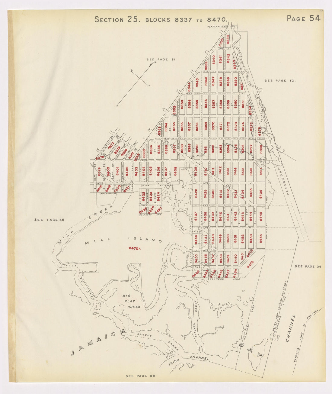 Image 58 of the Land Map of the County of Kings, State of New York 1911 to 1920, Inclusive from the Land Map of the County of Kings, State of New York 1911 to 1920, Inclusive 1910 by Relic Map Company
