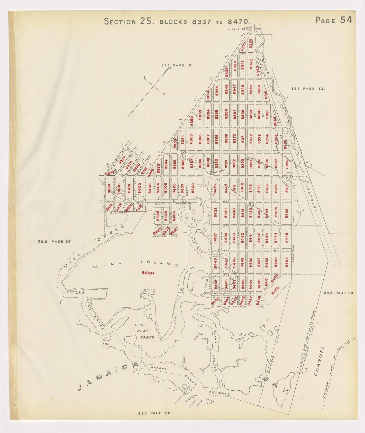 Image 58 of the Land Map of the County of Kings, State of New York 1911 to 1920, Inclusive from the Land Map of the County of Kings, State of New York 1911 to 1920, Inclusive 1910 by Relic Map Company