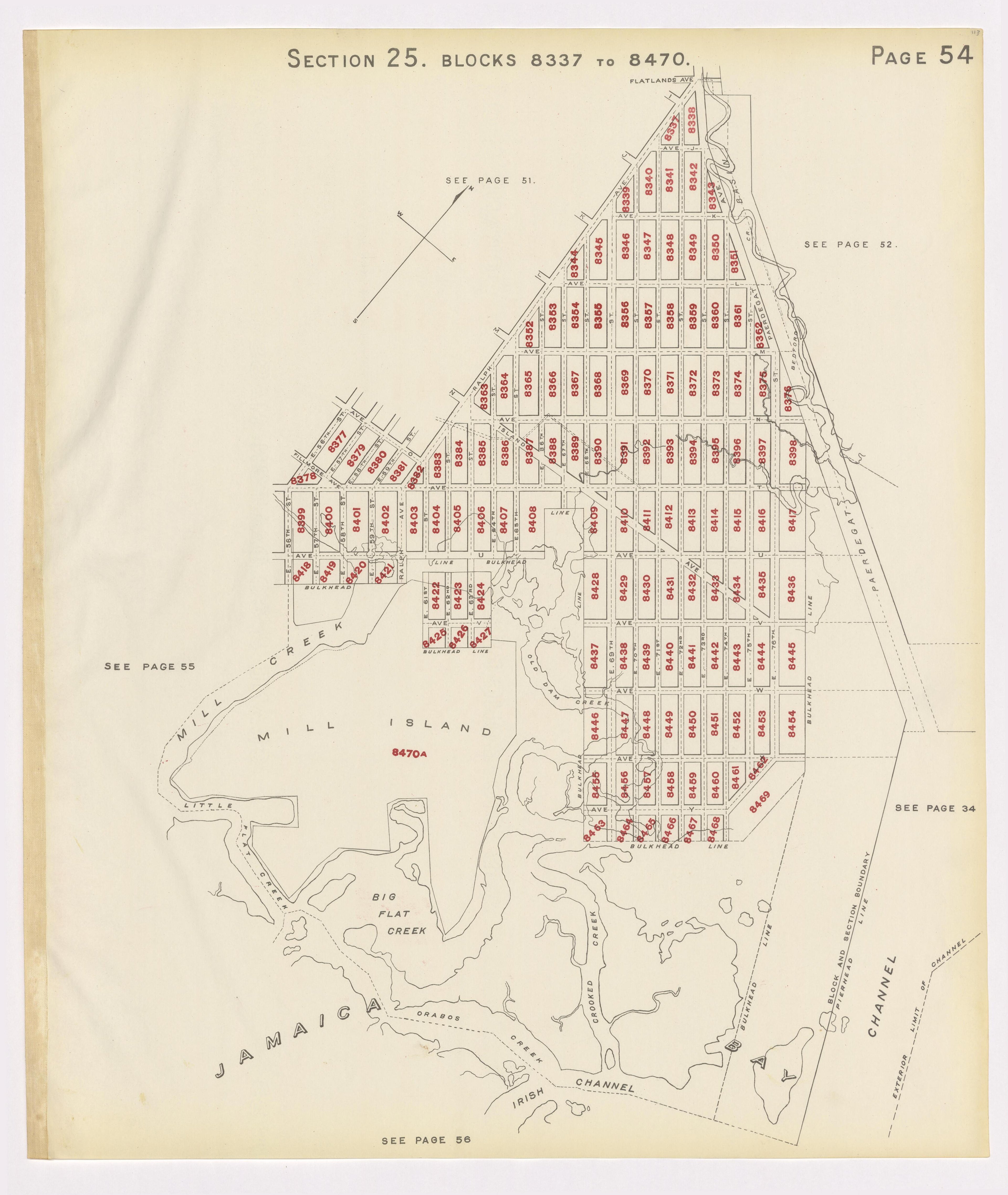 Image 58 of the Land Map of the County of Kings, State of New York 1911 to 1920, Inclusive from the Land Map of the County of Kings, State of New York 1911 to 1920, Inclusive 1910 by Relic Map Company