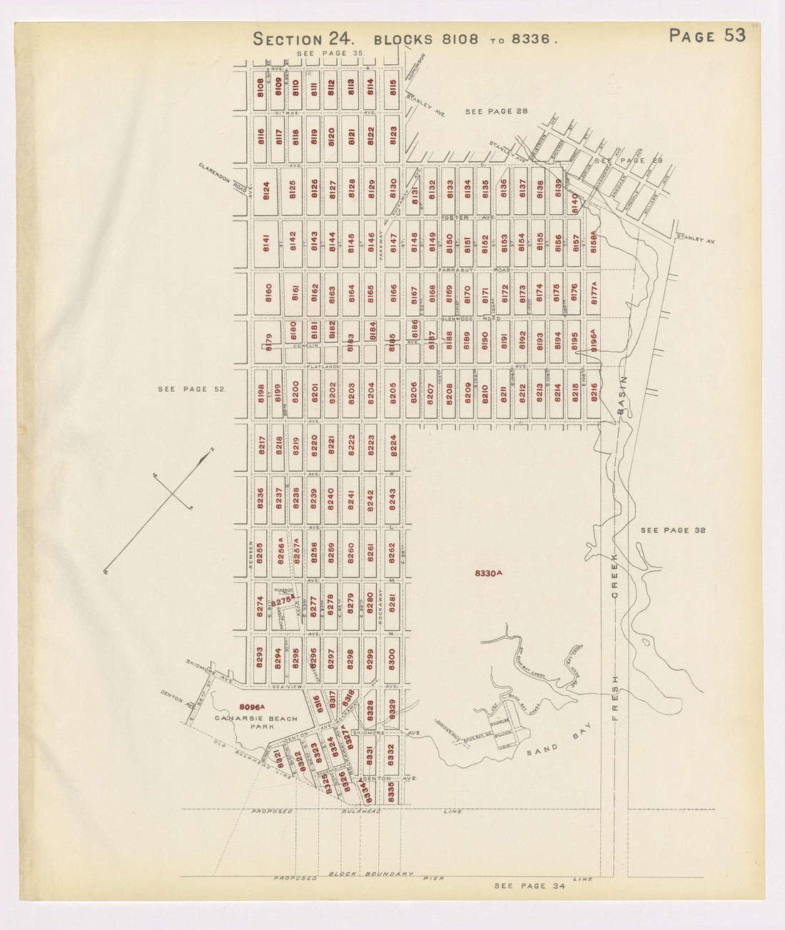 Image 57 of the Land Map of the County of Kings, State of New York 1911 to 1920, Inclusive from the Land Map of the County of Kings, State of New York 1911 to 1920, Inclusive 1910 by Relic Map Company
