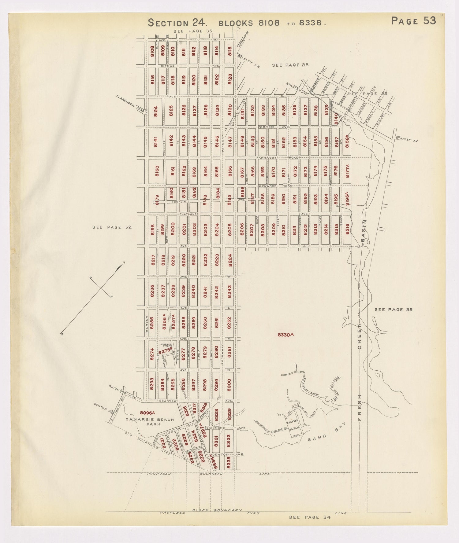 Image 57 of the Land Map of the County of Kings, State of New York 1911 to 1920, Inclusive from the Land Map of the County of Kings, State of New York 1911 to 1920, Inclusive 1910 by Relic Map Company