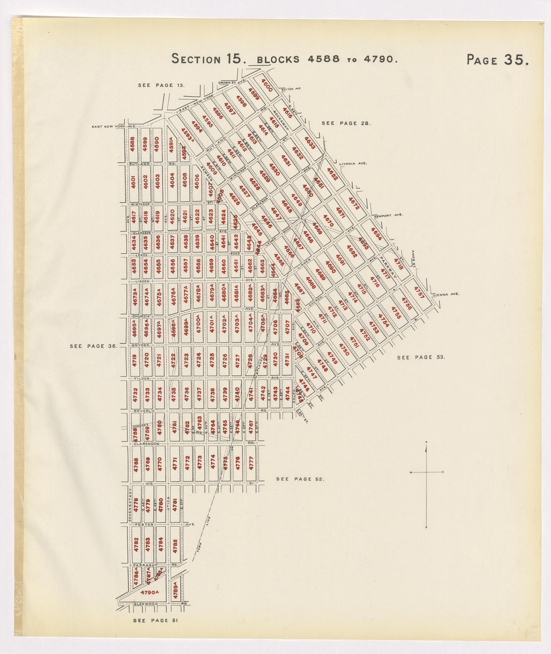 Image 39 of the Land Map of the County of Kings, State of New York 1911 to 1920, Inclusive from the Land Map of the County of Kings, State of New York 1911 to 1920, Inclusive 1910 by Relic Map Company