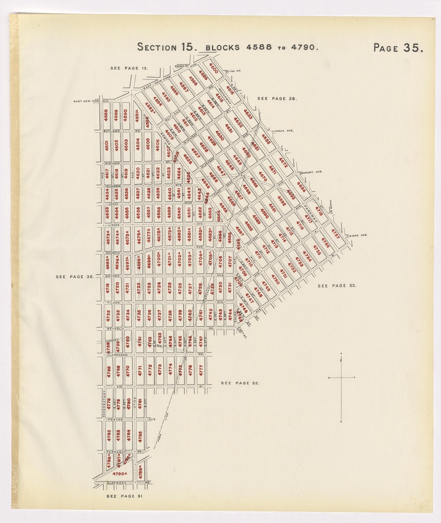 Image 39 of the Land Map of the County of Kings, State of New York 1911 to 1920, Inclusive from the Land Map of the County of Kings, State of New York 1911 to 1920, Inclusive 1910 by Relic Map Company