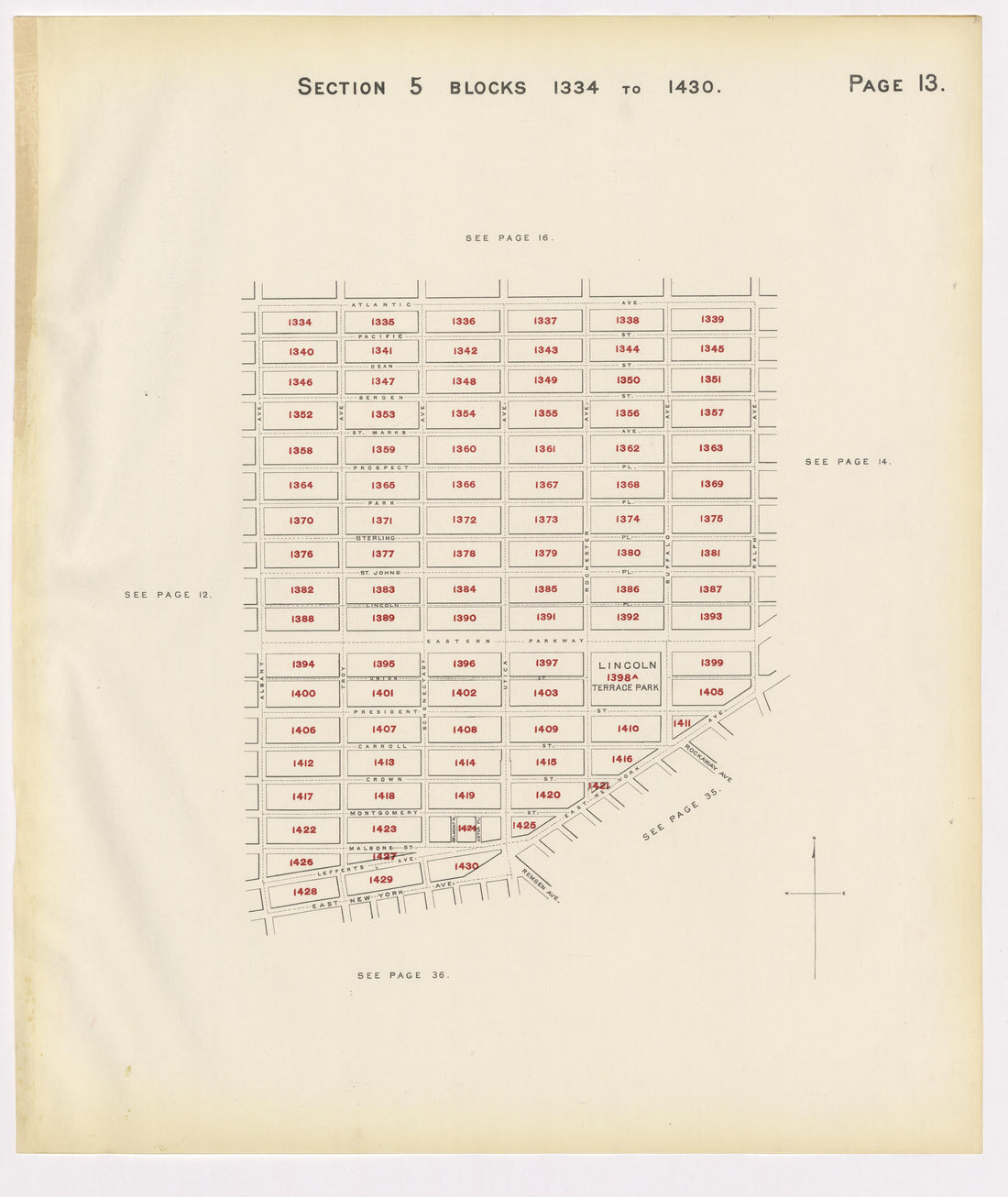 Image 17 of the Land Map of the County of Kings, State of New York 1911 to 1920, Inclusive from the Land Map of the County of Kings, State of New York 1911 to 1920, Inclusive 1910 by Relic Map Company